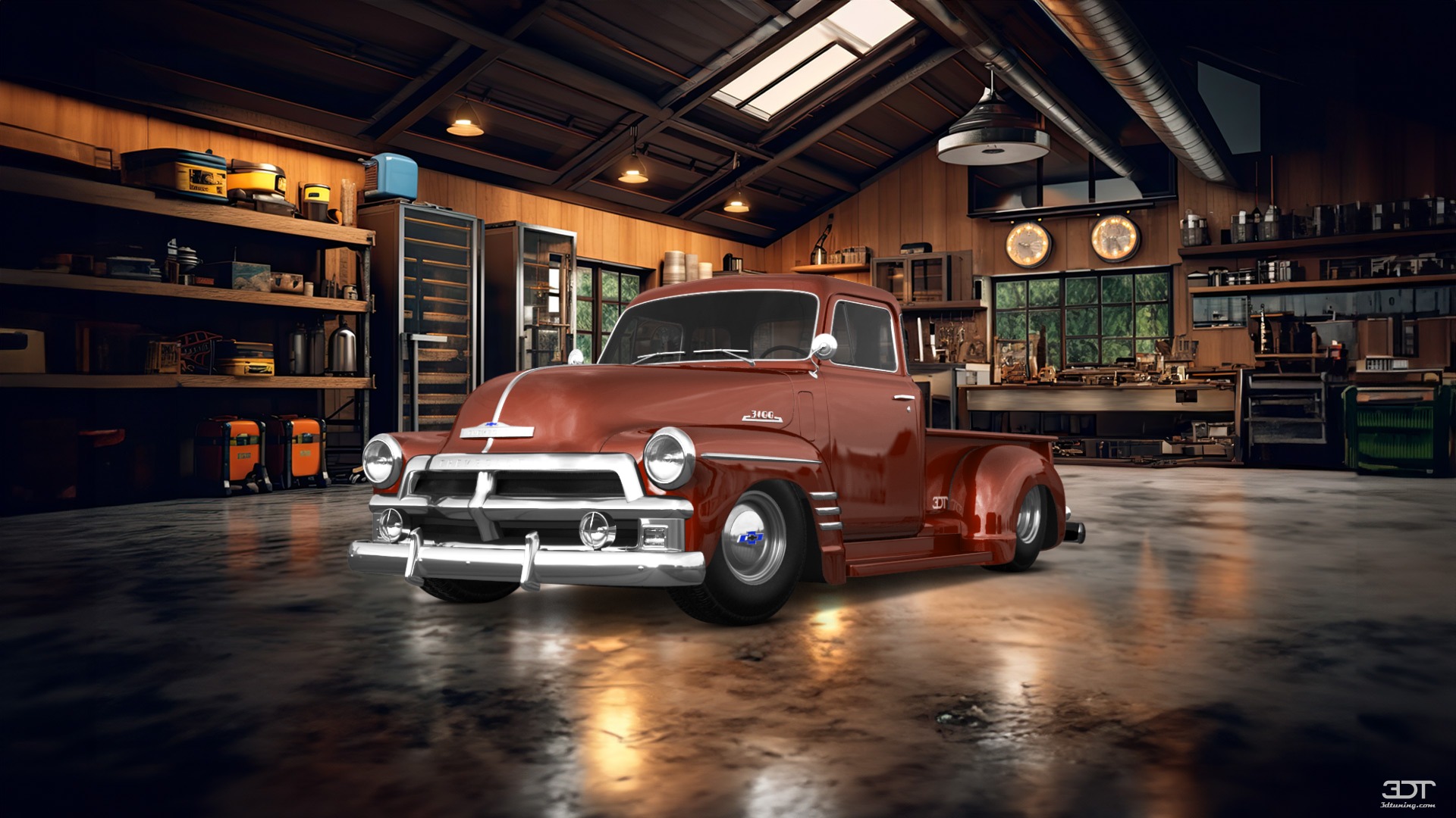 Chevrolet 3100 2 Door pickup truck 1954 tuning