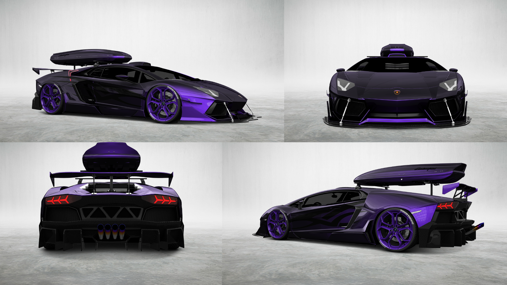Lamborghini Aventador 2 Door Coupe 2012 tuning