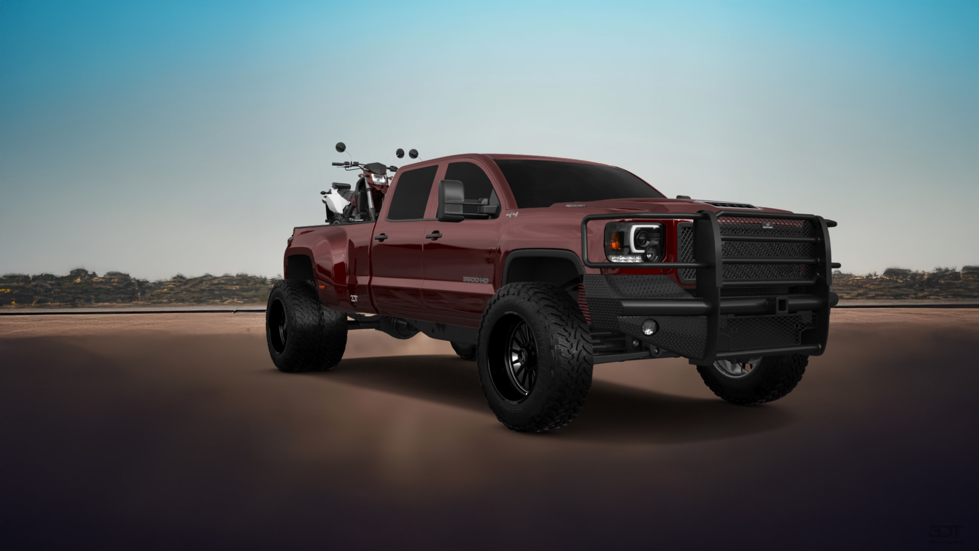 GMC Sierra 3500 HD Crew Cab 4 Door pickup truck 2015 tuning