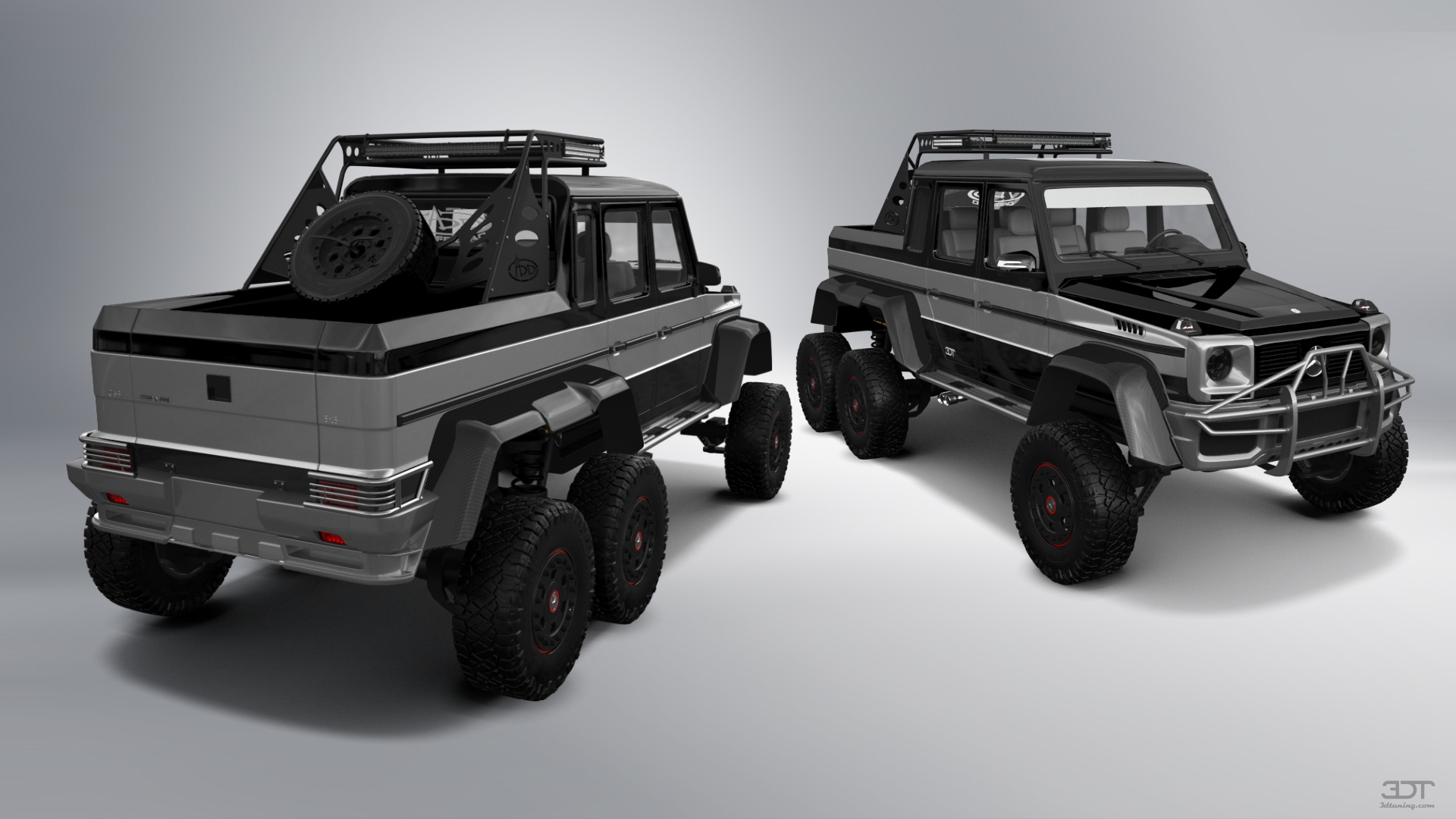 Mercedes G 63 AMG 6x6 4 Door pickup truck 2013 tuning