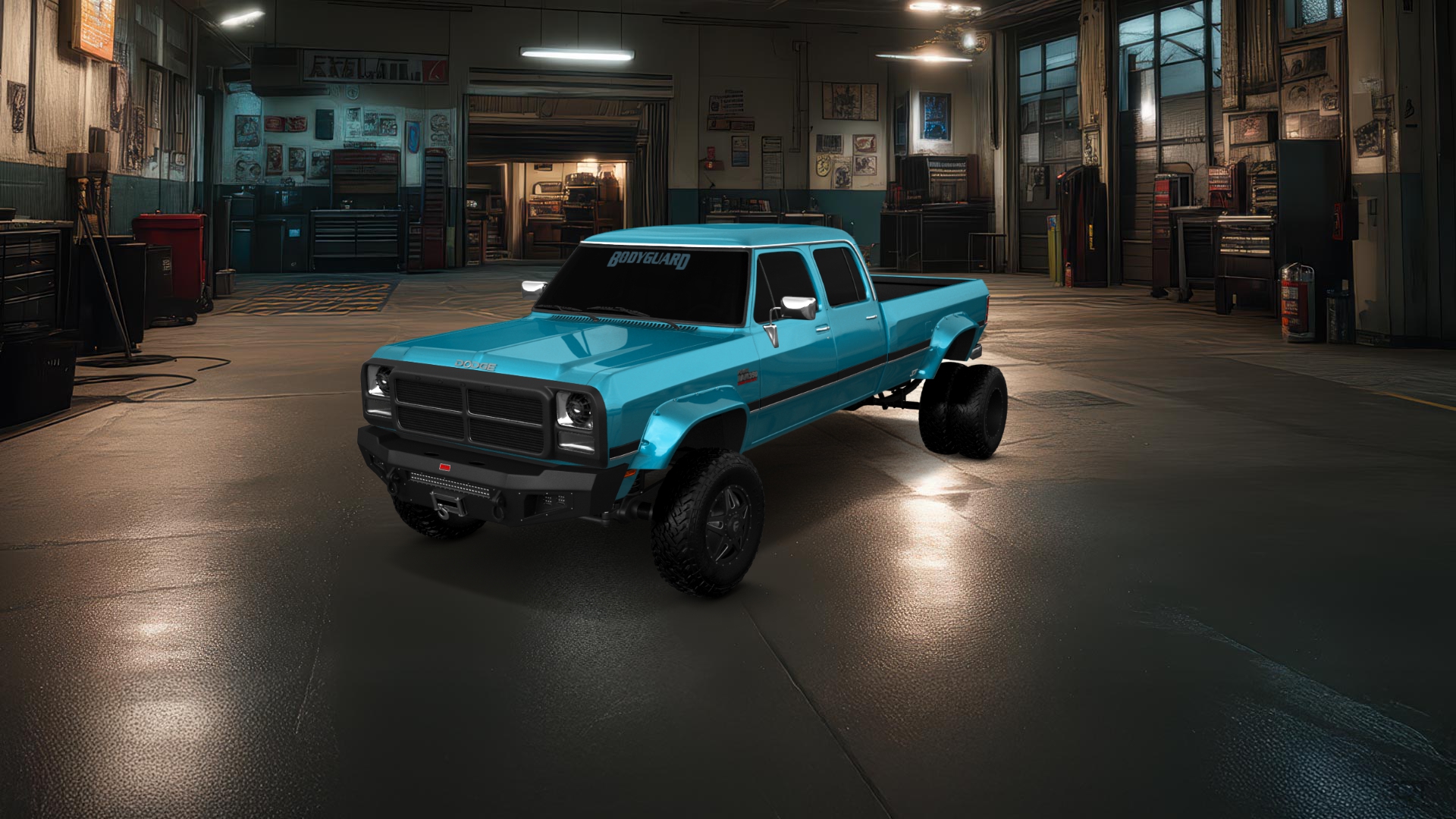 Dodge Ram 350 4 Door pickup truck 1991 Images