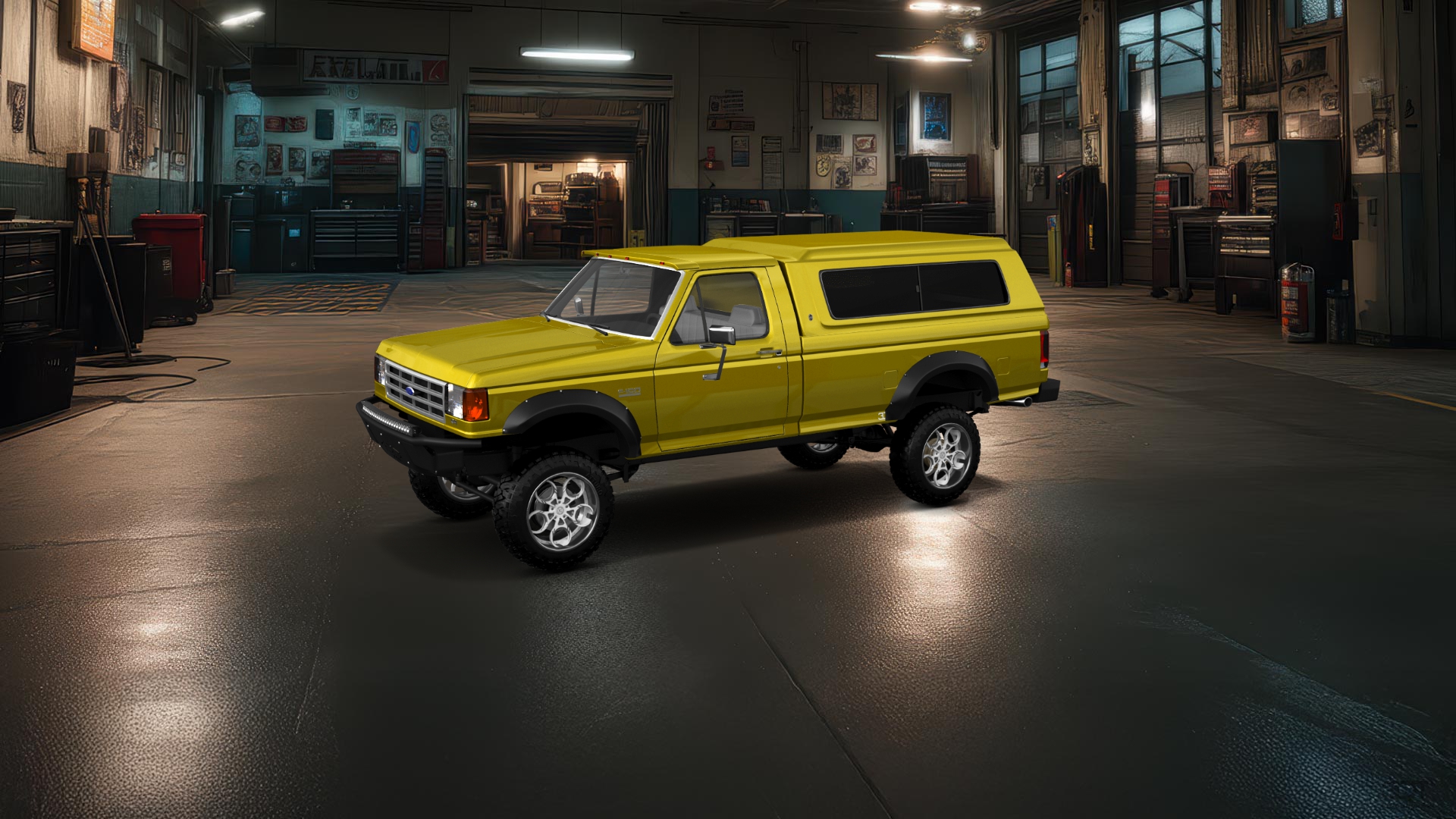 Ford F-150 2 Door pickup truck 1987 tuning