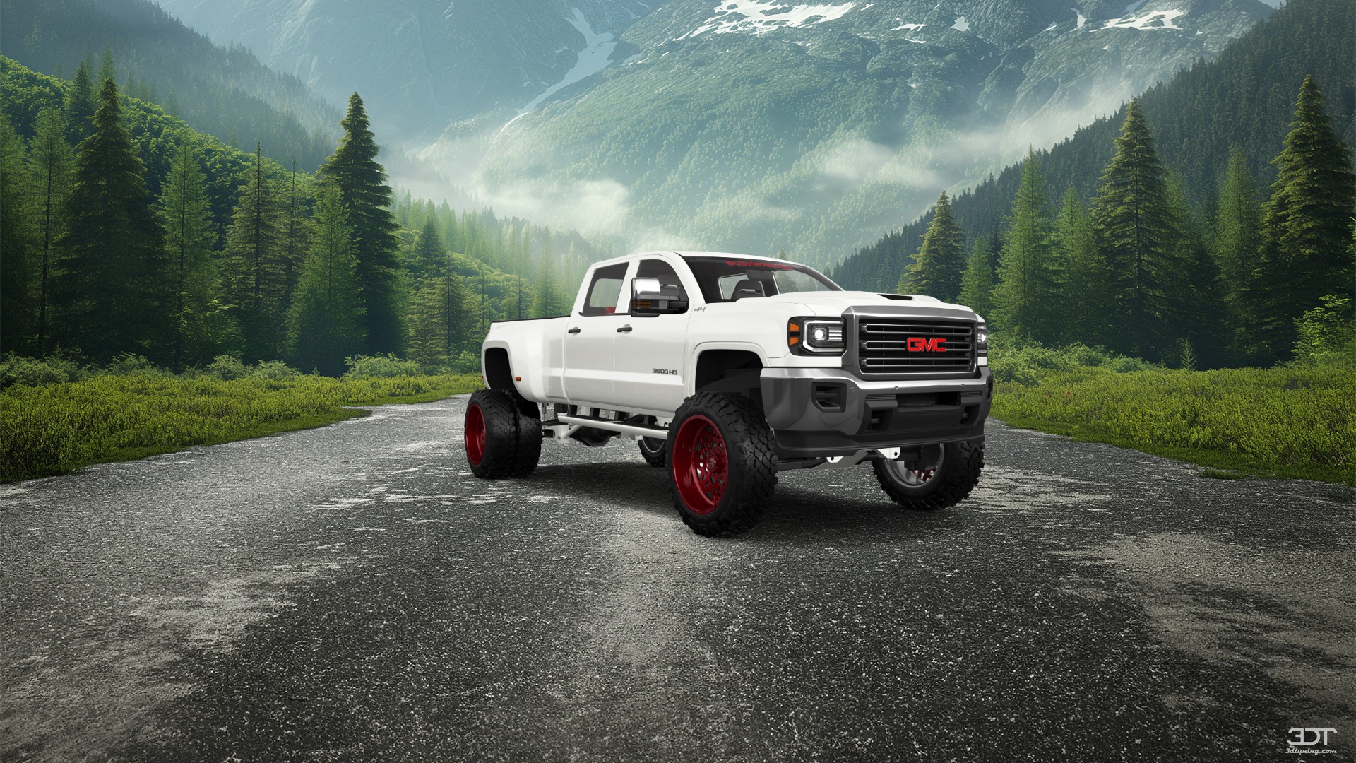 GMC Sierra 3500 HD Crew Cab 4 Door pickup truck 2015 tuning