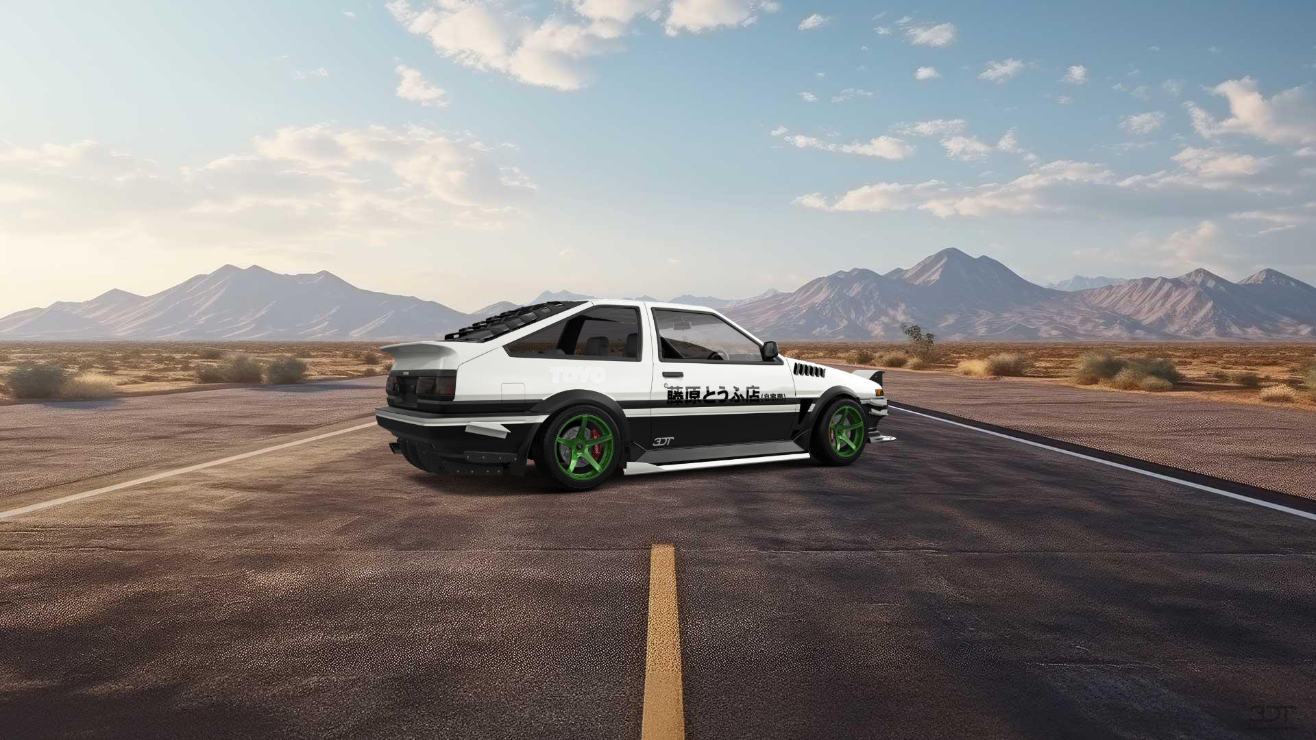 Toyota AE86 3 Door Hatchback 1985 tuning