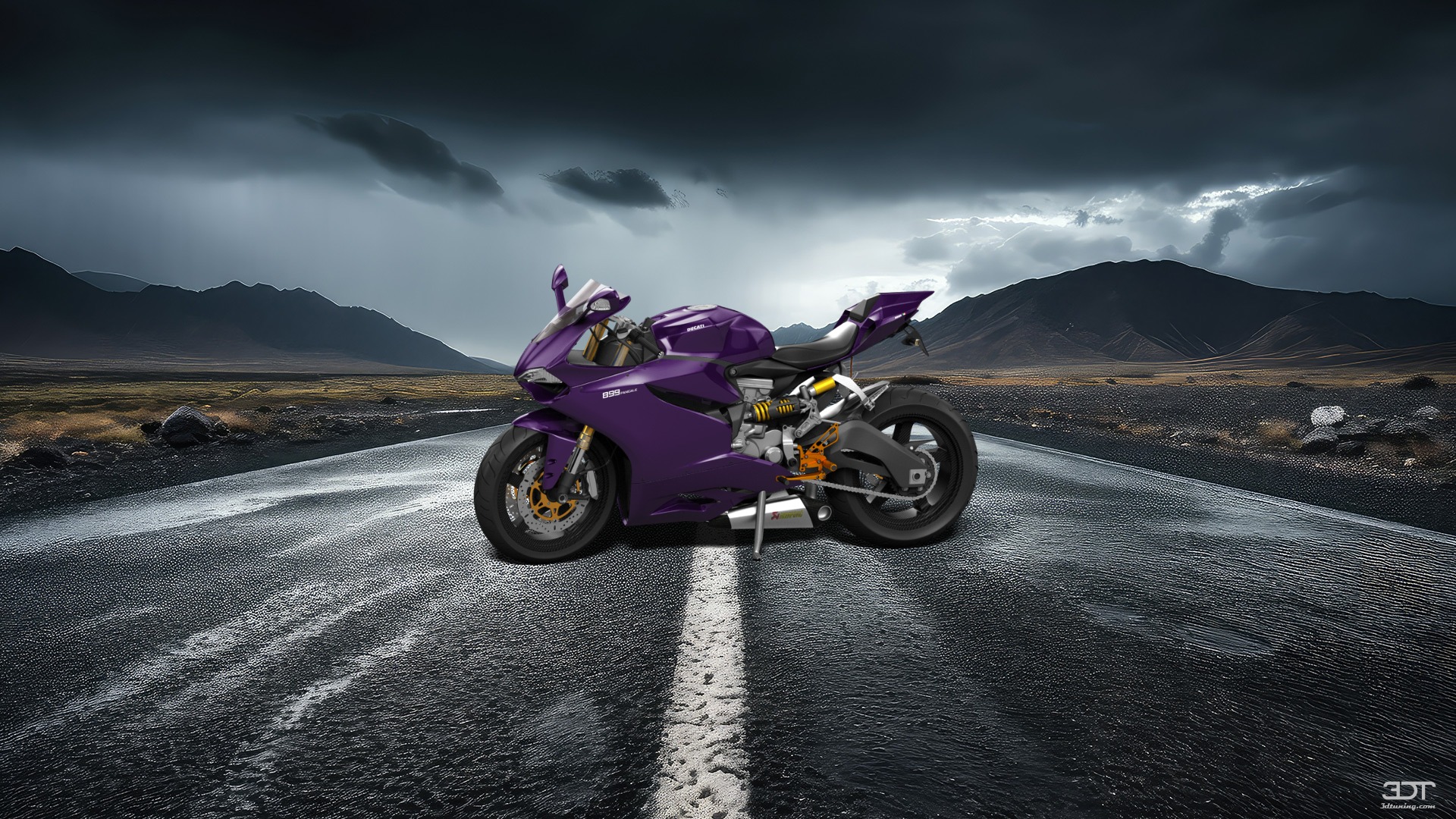 Ducati 899 Panigale Sport Bike 2015 tuning