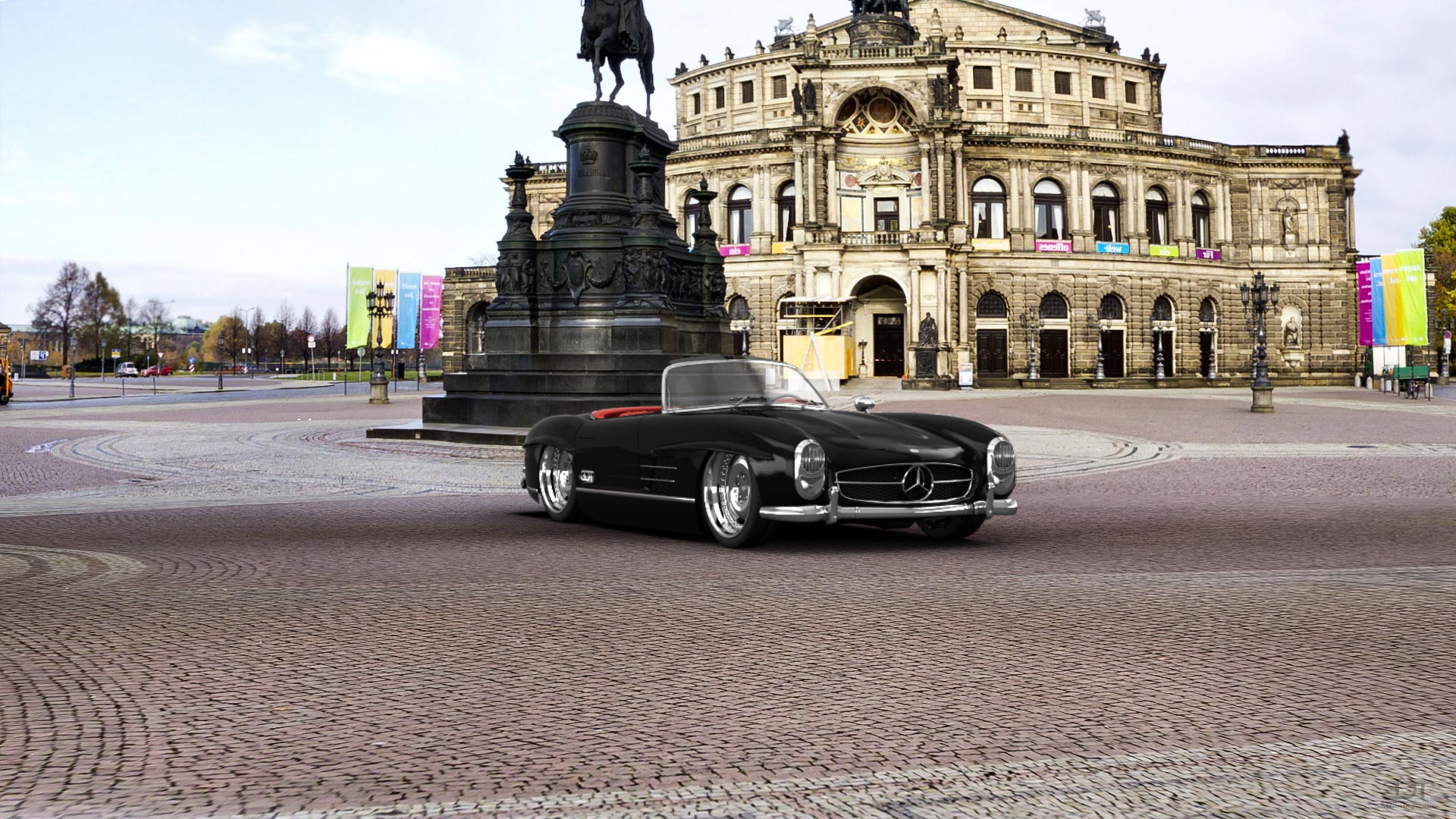 Mercedes SL300 Roadster 1957 tuning