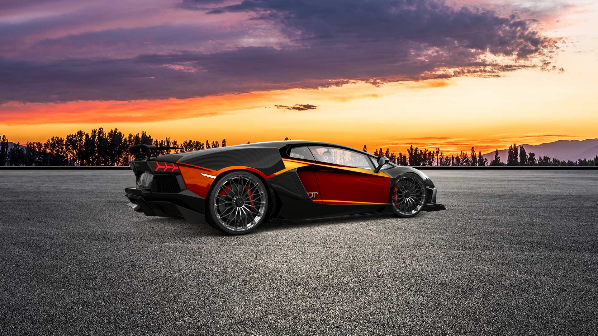 Lamborghini Aventador 2 Door Coupe 2012 tuning