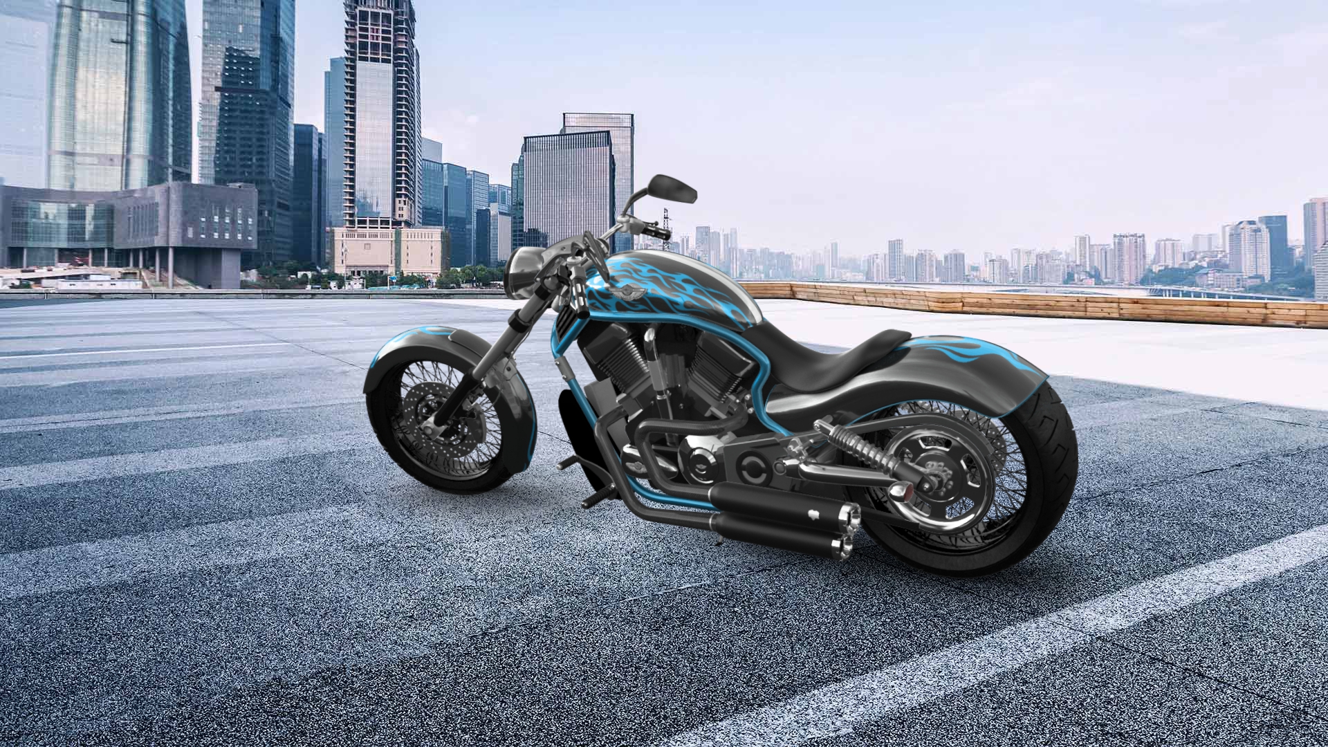 Harley-Davidson Custom Chopper Cruiser 2011