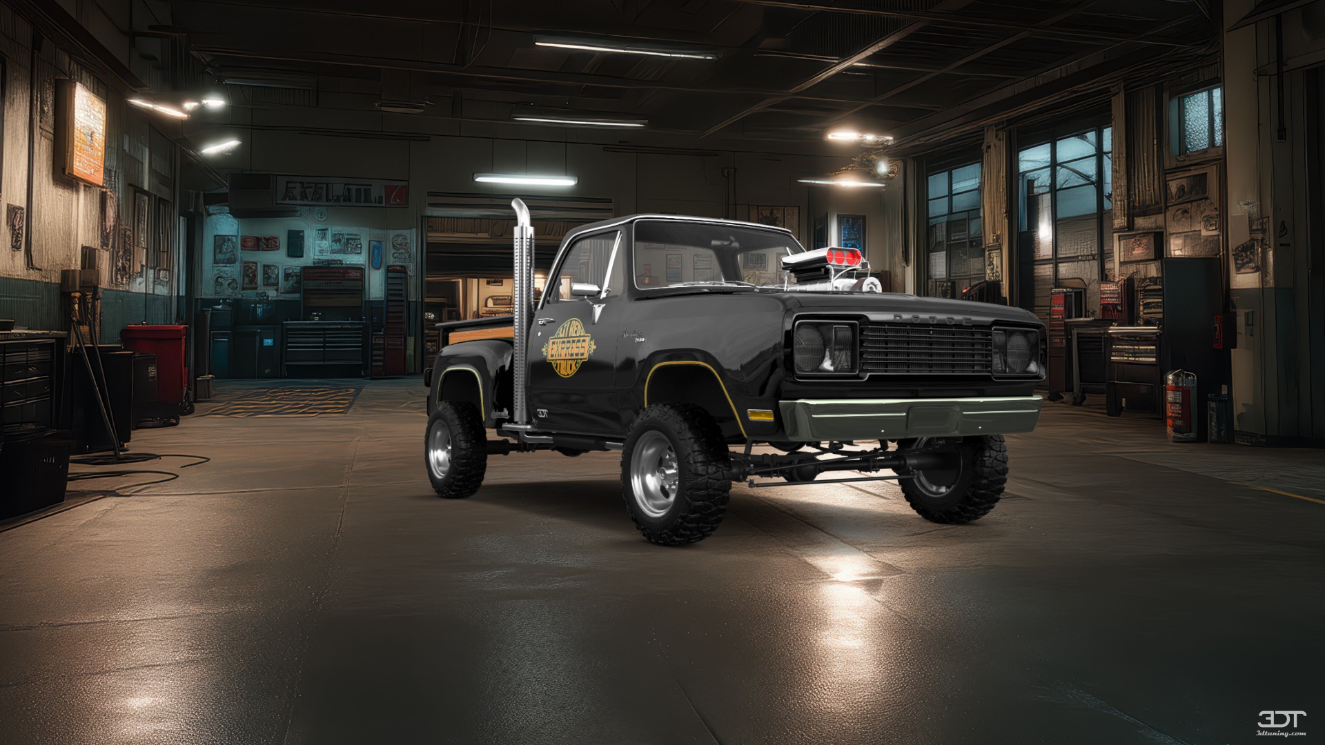 Dodge Lil Red Express 2 Door pickup truck 1978 tuning