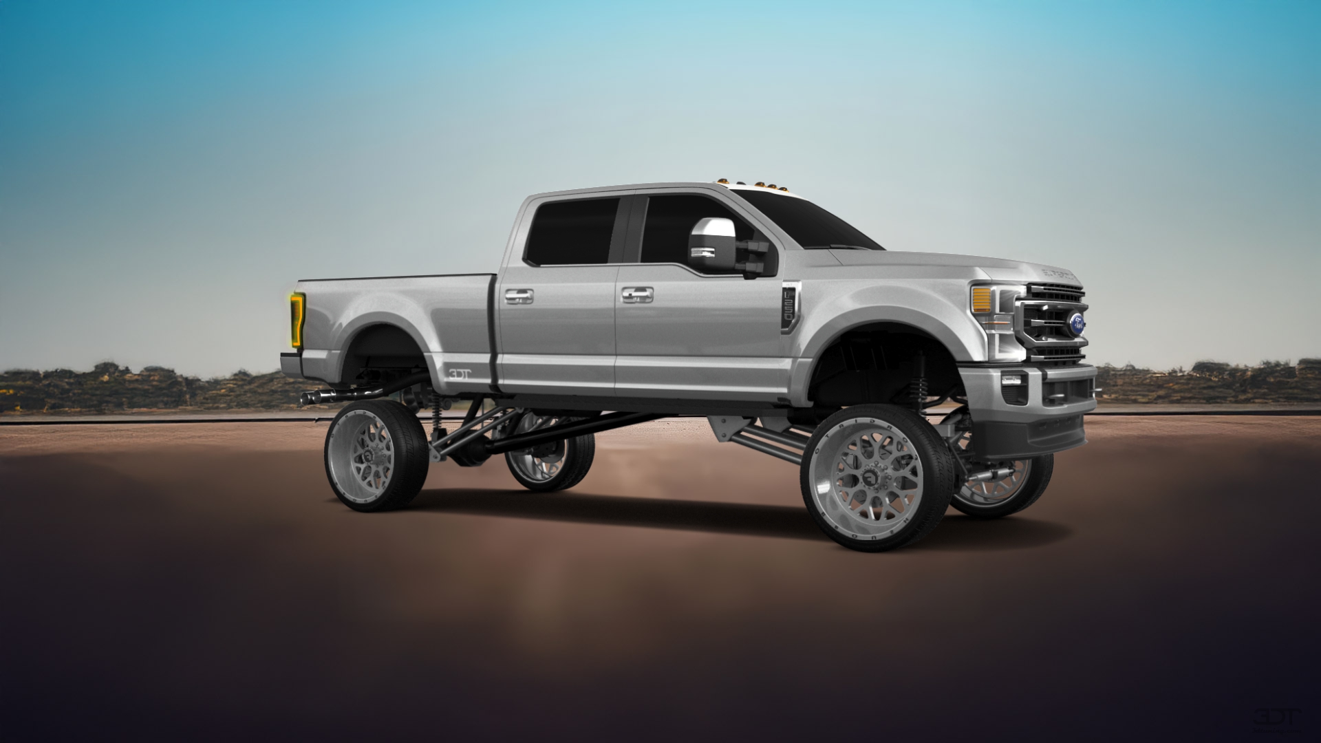 Ford F-250 4 Door pickup truck 2021 tuning