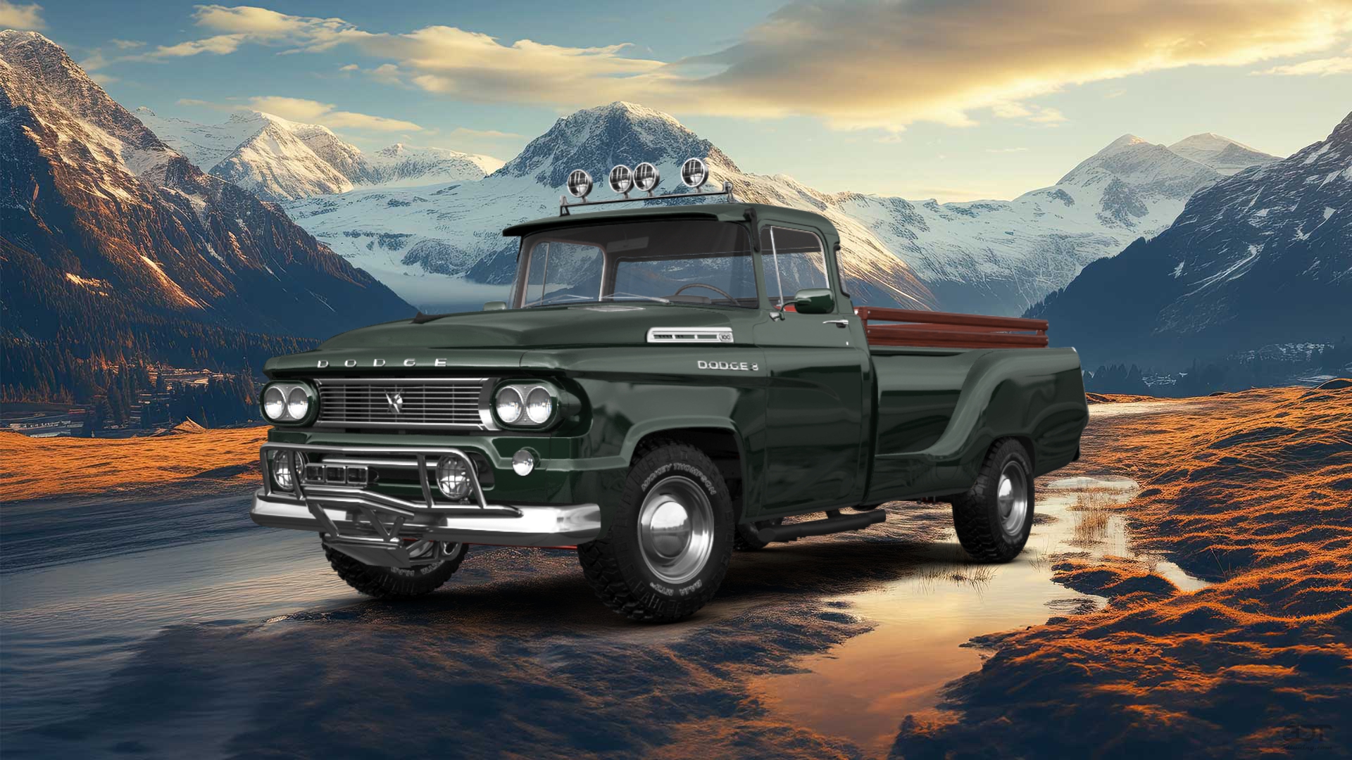 Dodge C series 2 Door pickup truck 1958 tuning