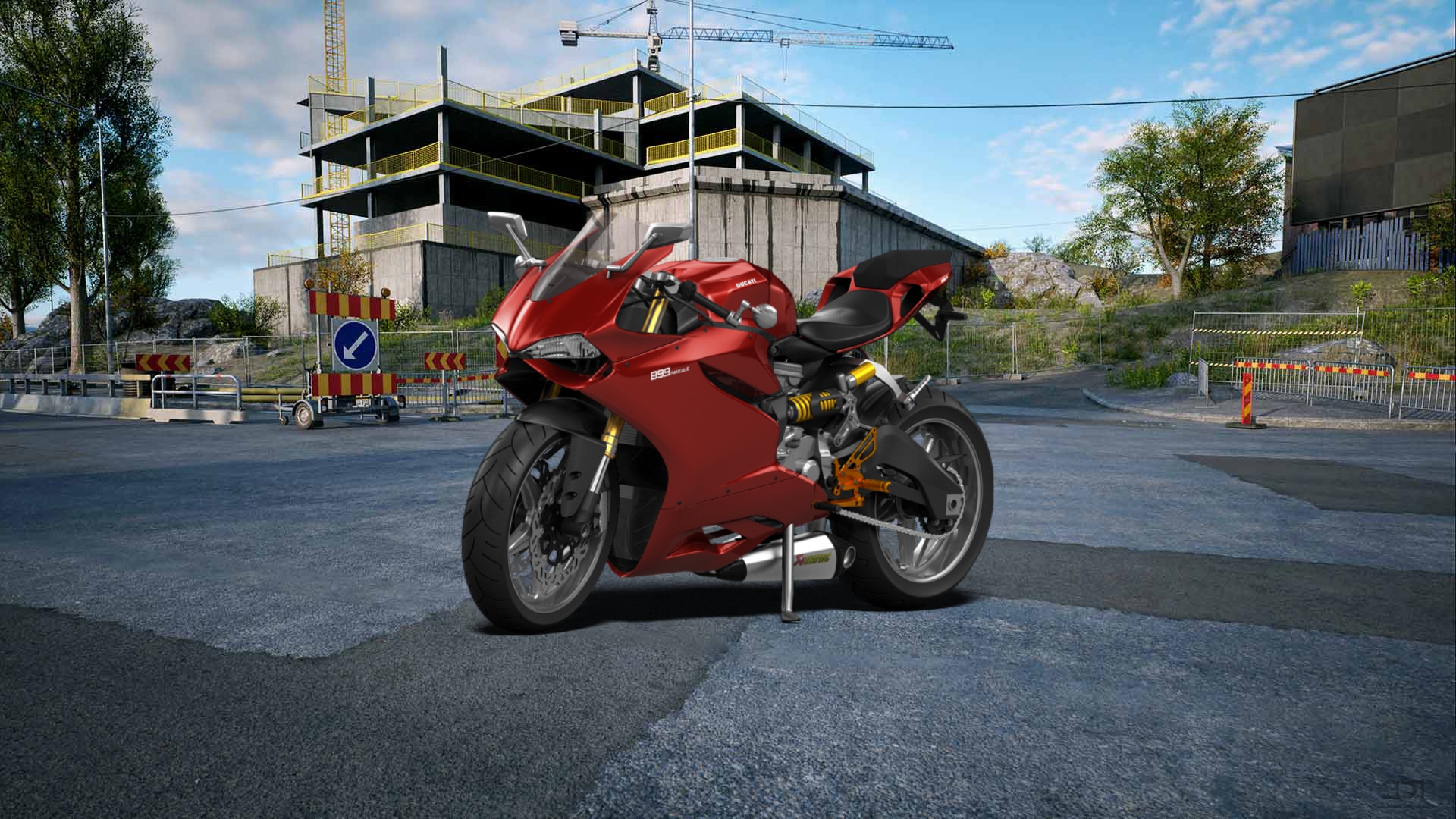 Ducati 899 Panigale Sport Bike 2015