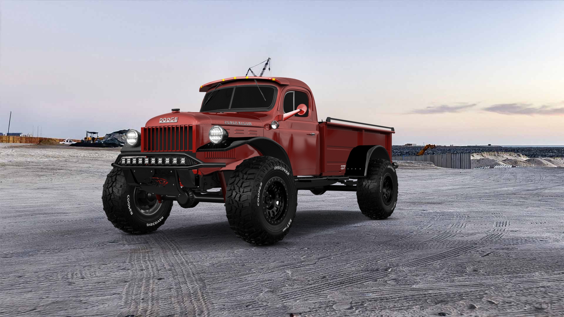 Dodge Power Wagon 2 Door pickup truck 1947 tuning