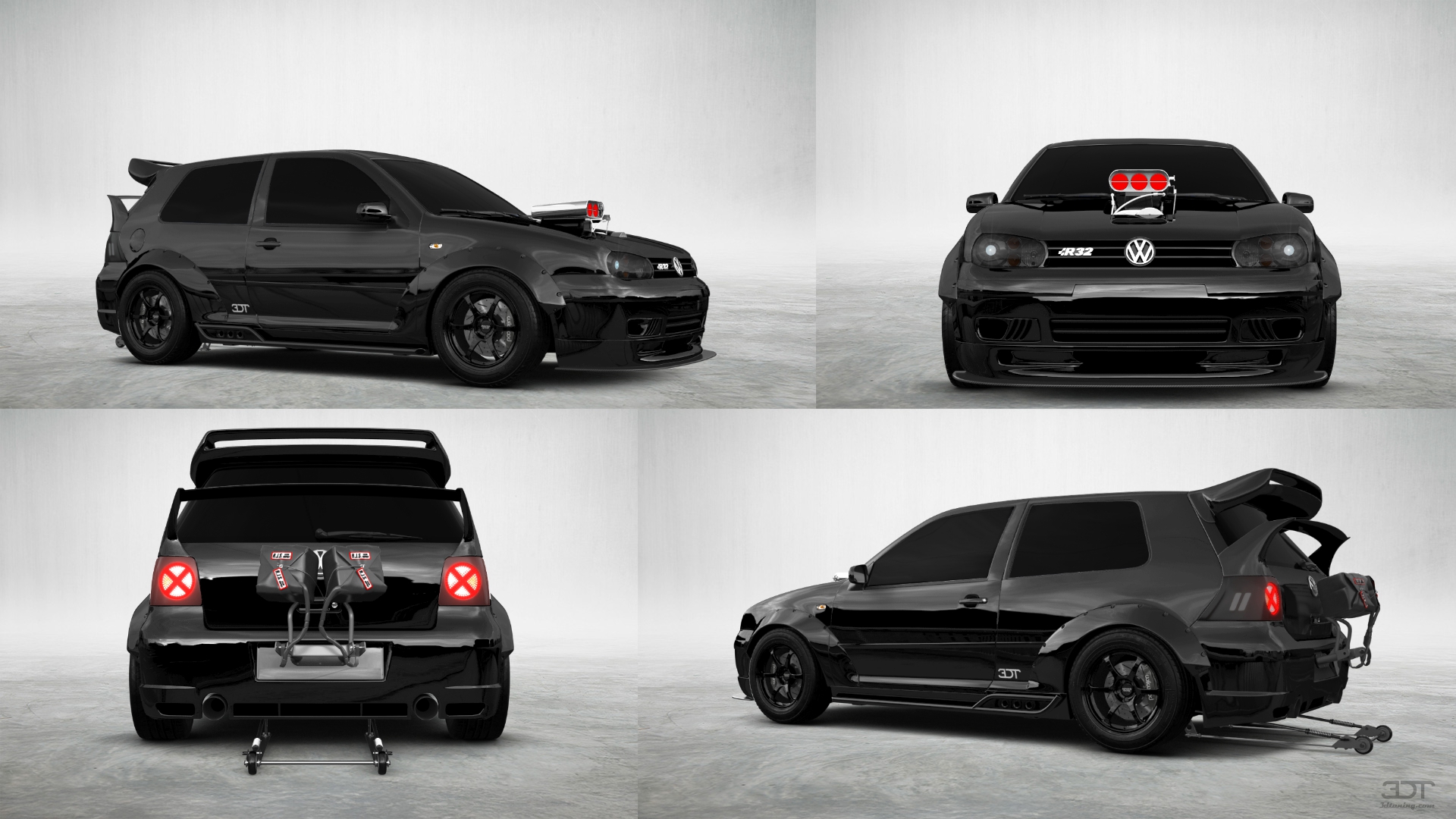 Volkswagen Golf 4 (mk4) 3 Door Hatchback 1997 tuning