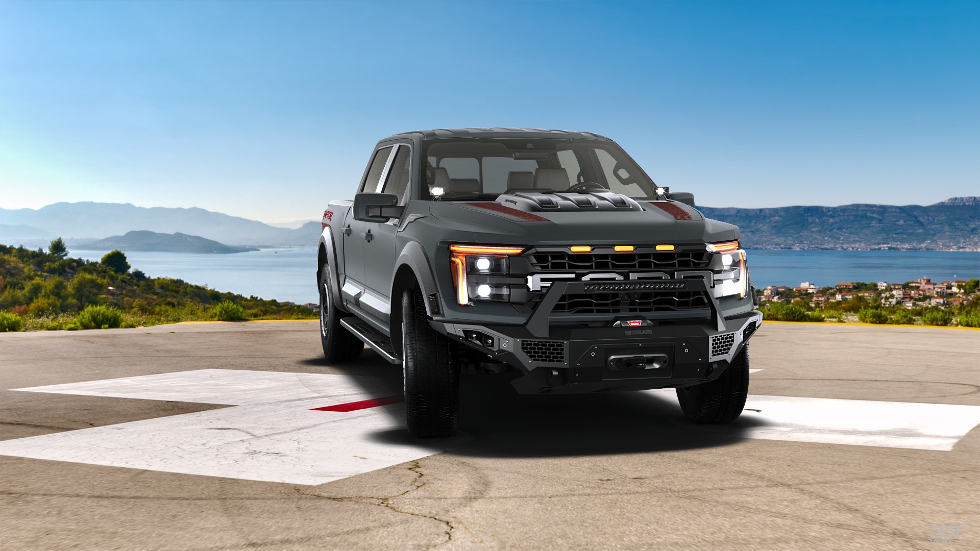 Ford F-150 Raptor 4 Door pickup truck 2024 Images