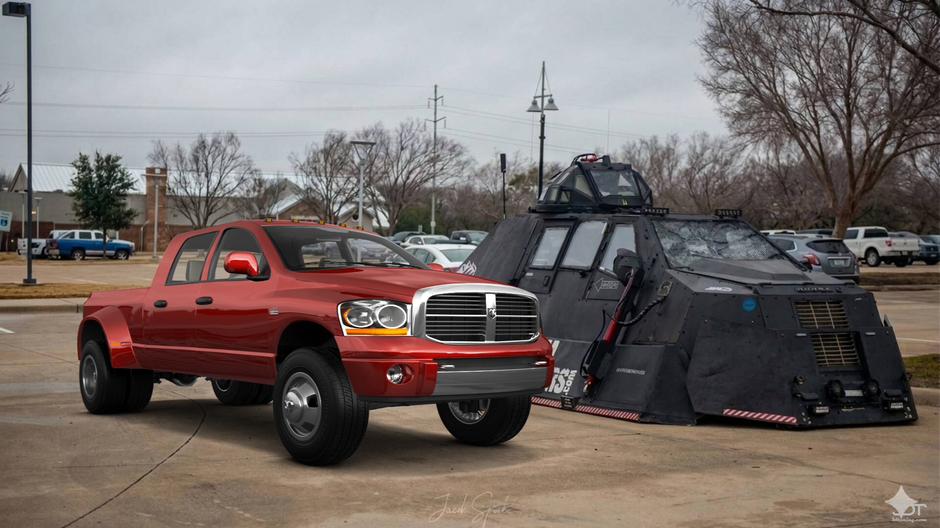 Tuning Dodge Ram 3500 Dually 4 Door pickup truck 2007