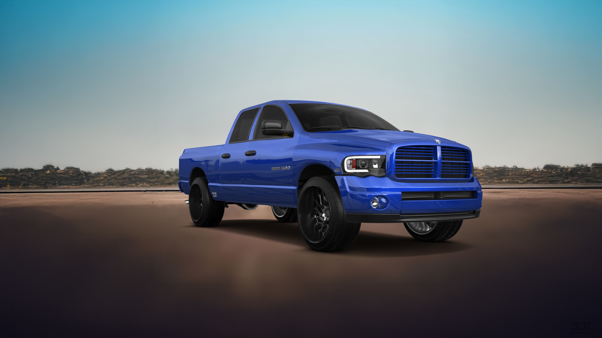 Dodge Ram 1500 6.4 ft box 4 Door pickup truck 2002 tuning