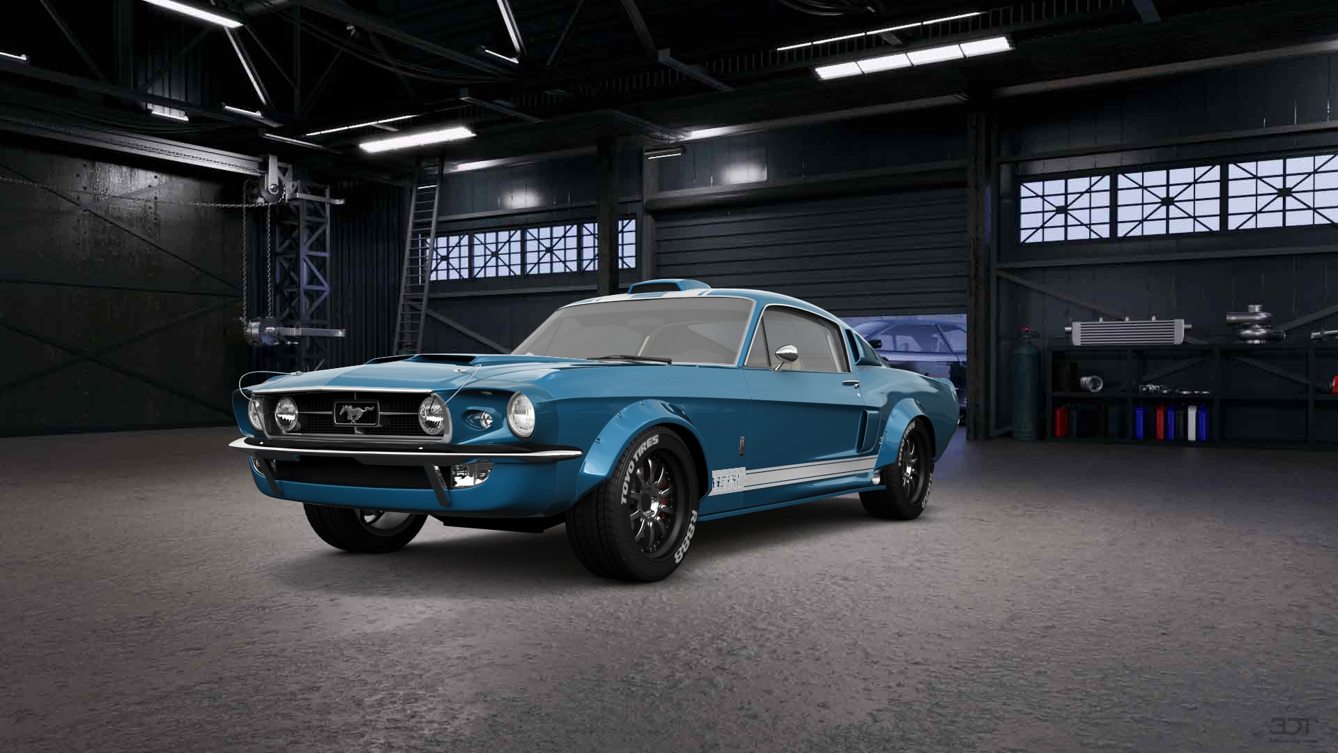 Mustang GT500 2 Door Coupe 1968 tuning