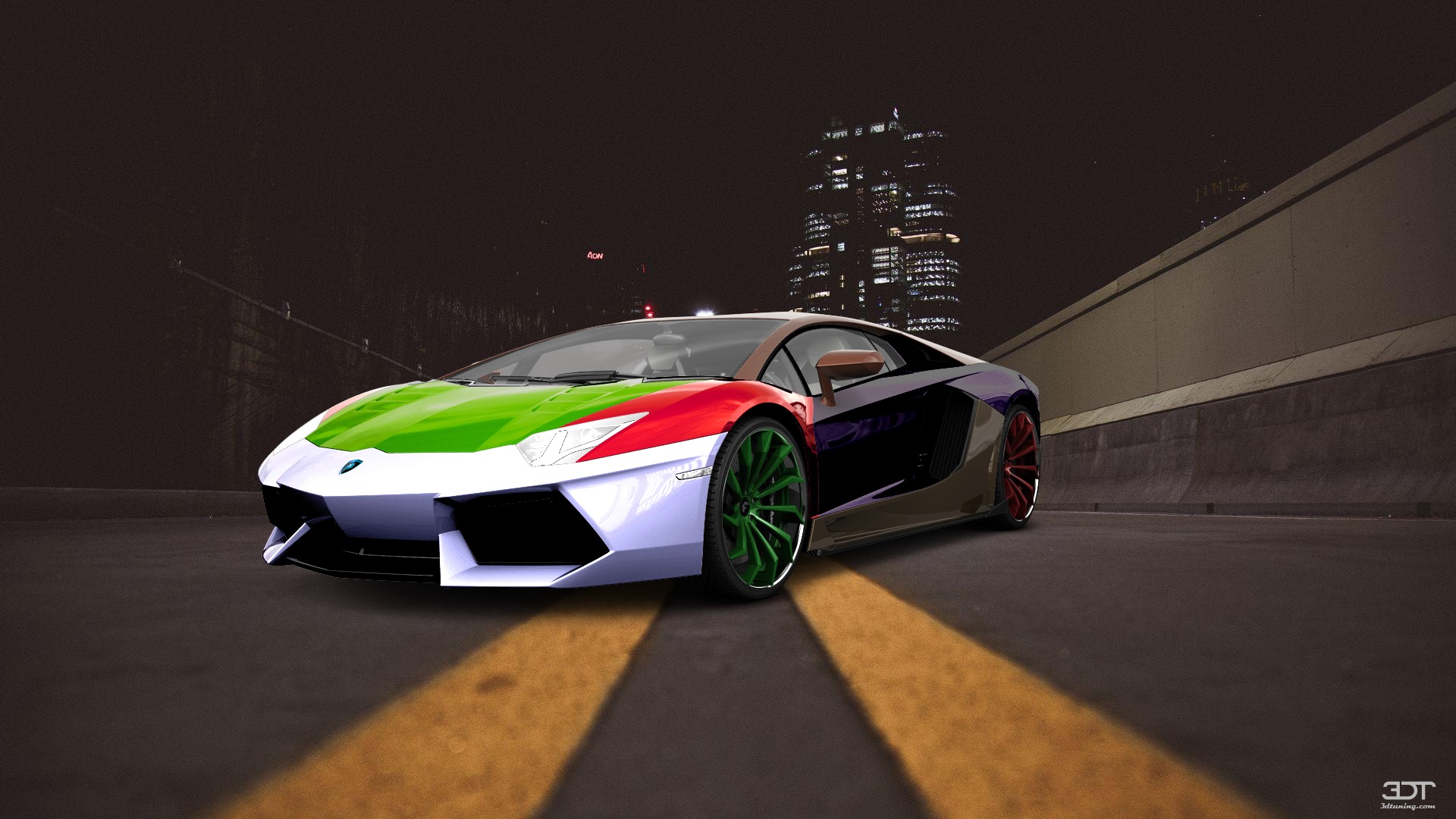 Lamborghini Aventador 2 Door Coupe 2012 tuning