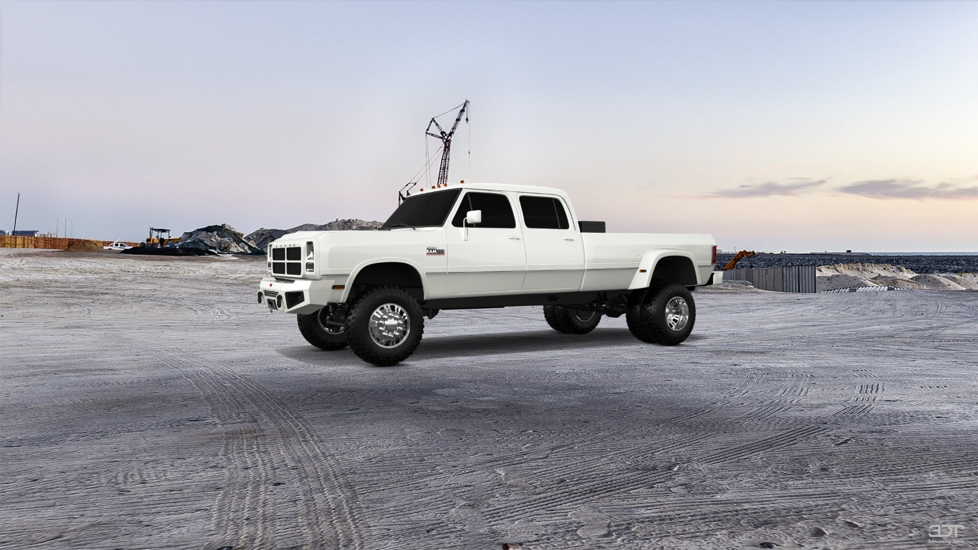 Dodge Ram 350 4 Door pickup truck 1991 tuning