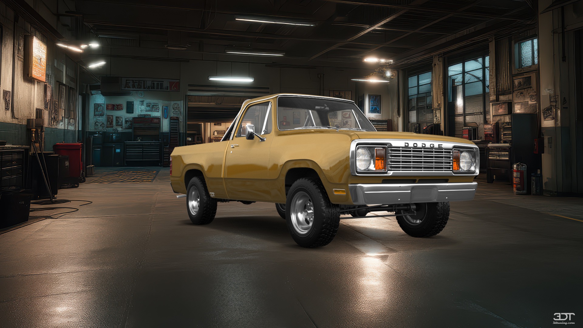 Dodge Power Wagon W200 2 Door pickup truck 1977 tuning