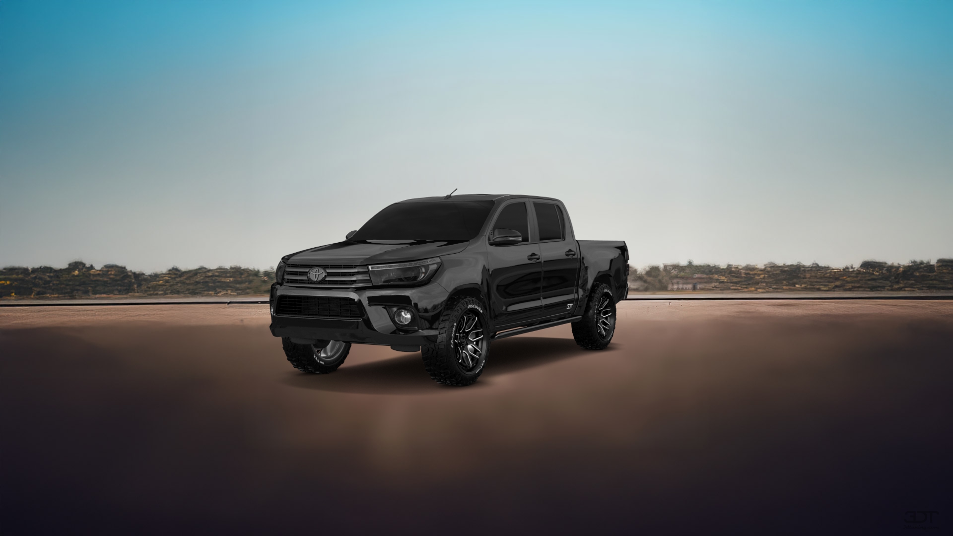 Toyota Hilux Double Cab 4 Door pickup truck 2015 tuning