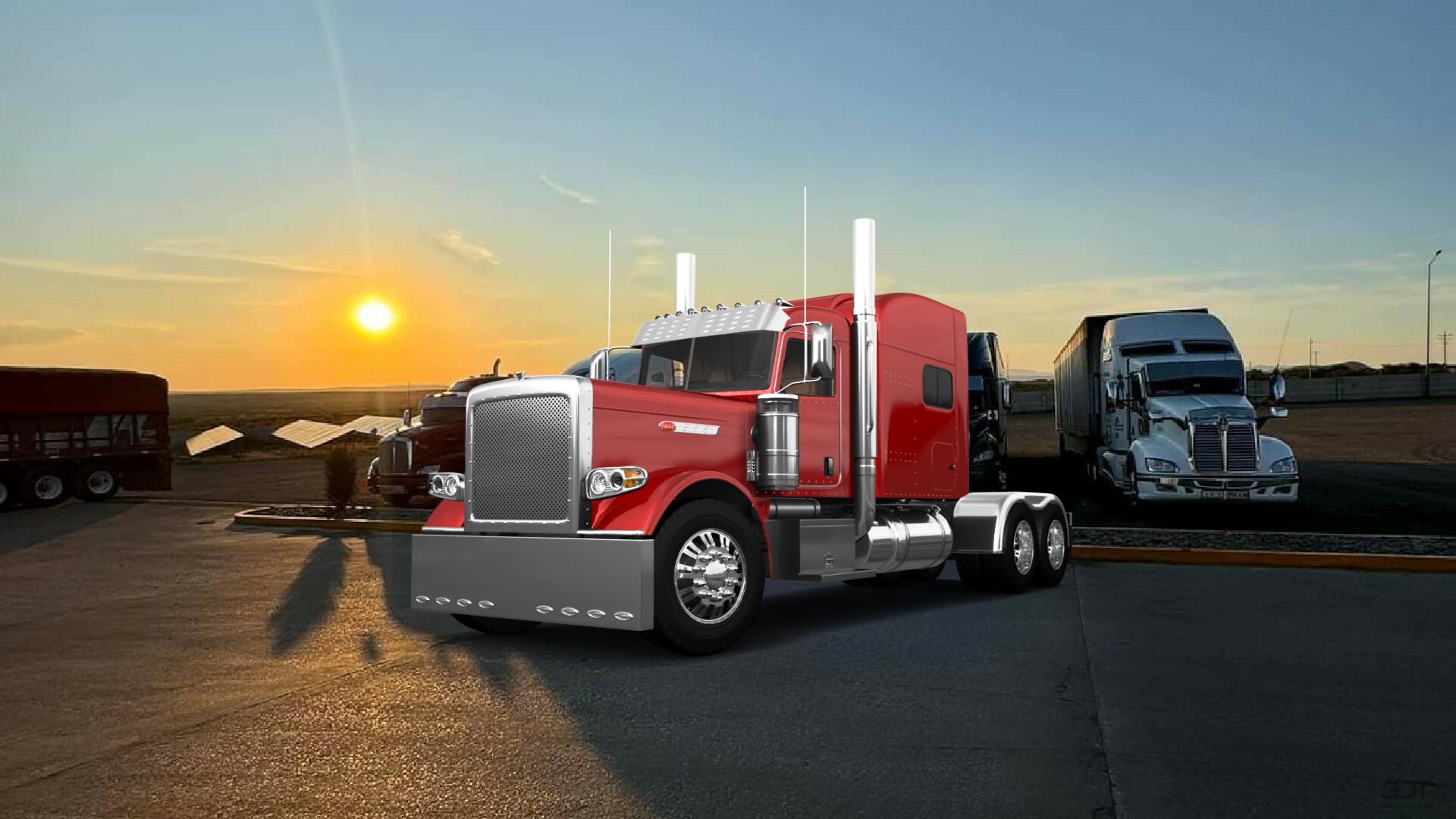Peterbilt 389 Sleeper Cab Truck 2016 tuning
