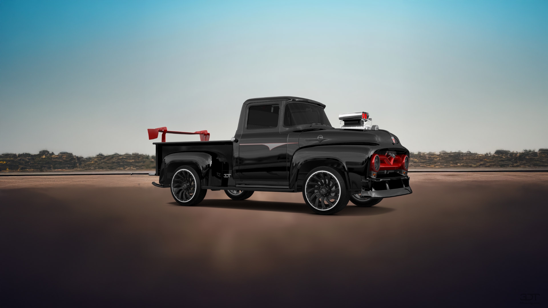 Ford F-100 2 Door truck 1956 tuning