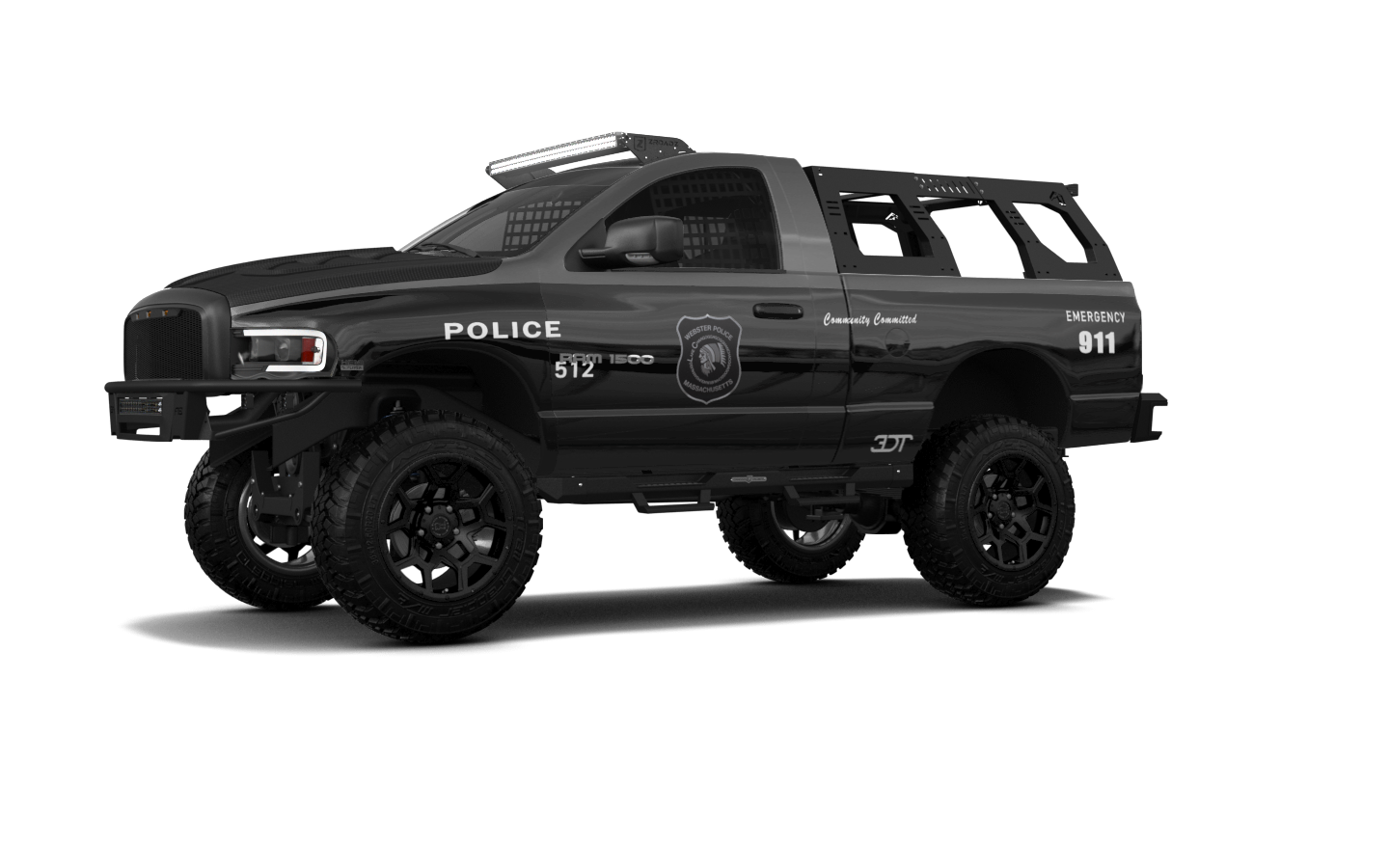 DODGE RAM 1500 WEBSTER POLICE TRUCK