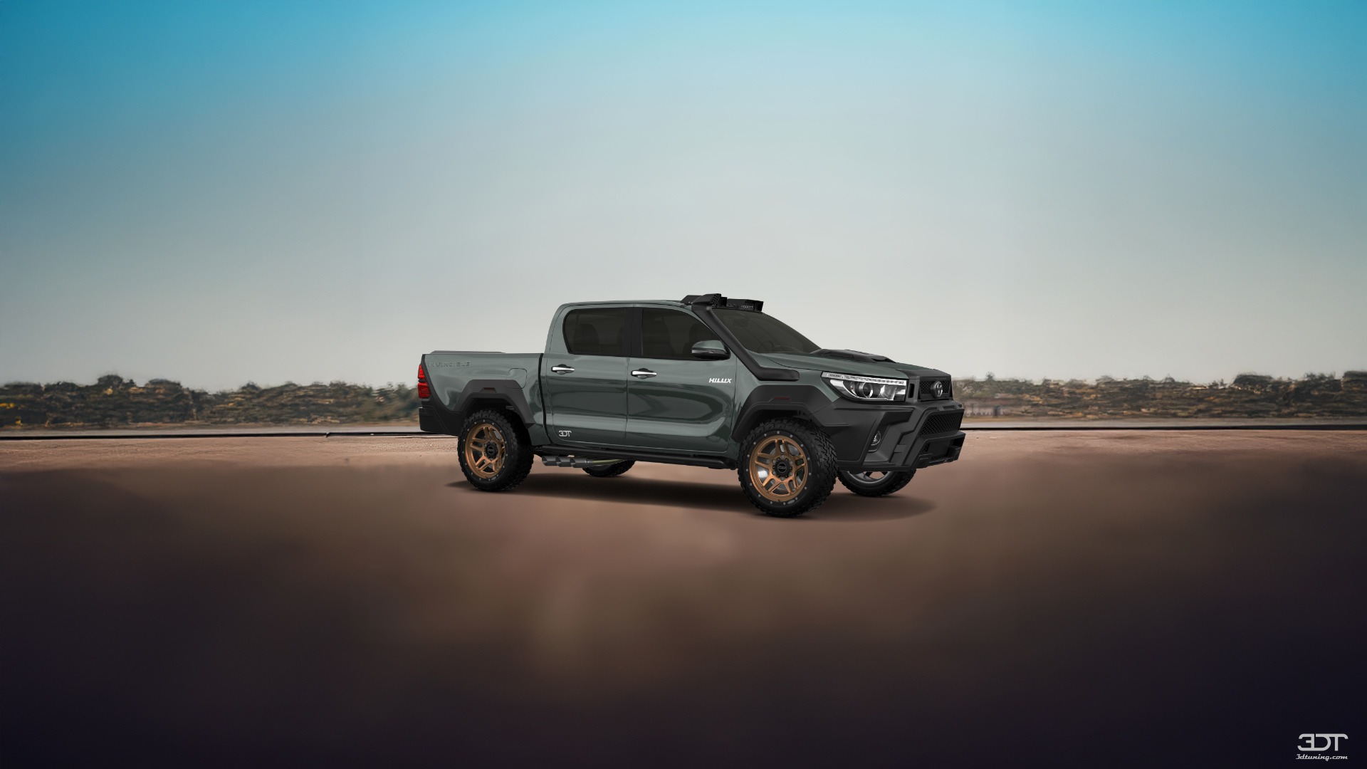 Toyota Hilux Double Cab 4 Door pickup truck 2015 tuning