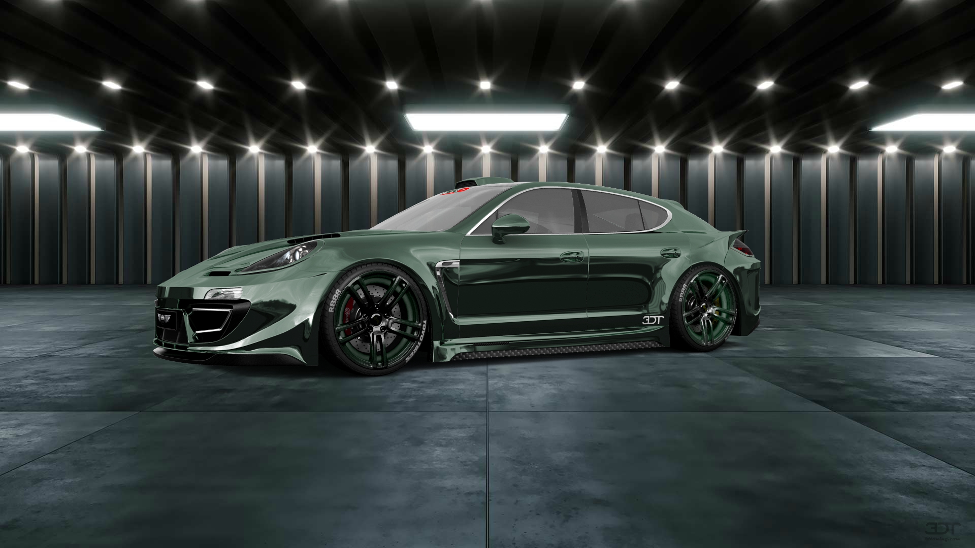 Porsche Panamera 4 door fastback saloon 2011 tuning