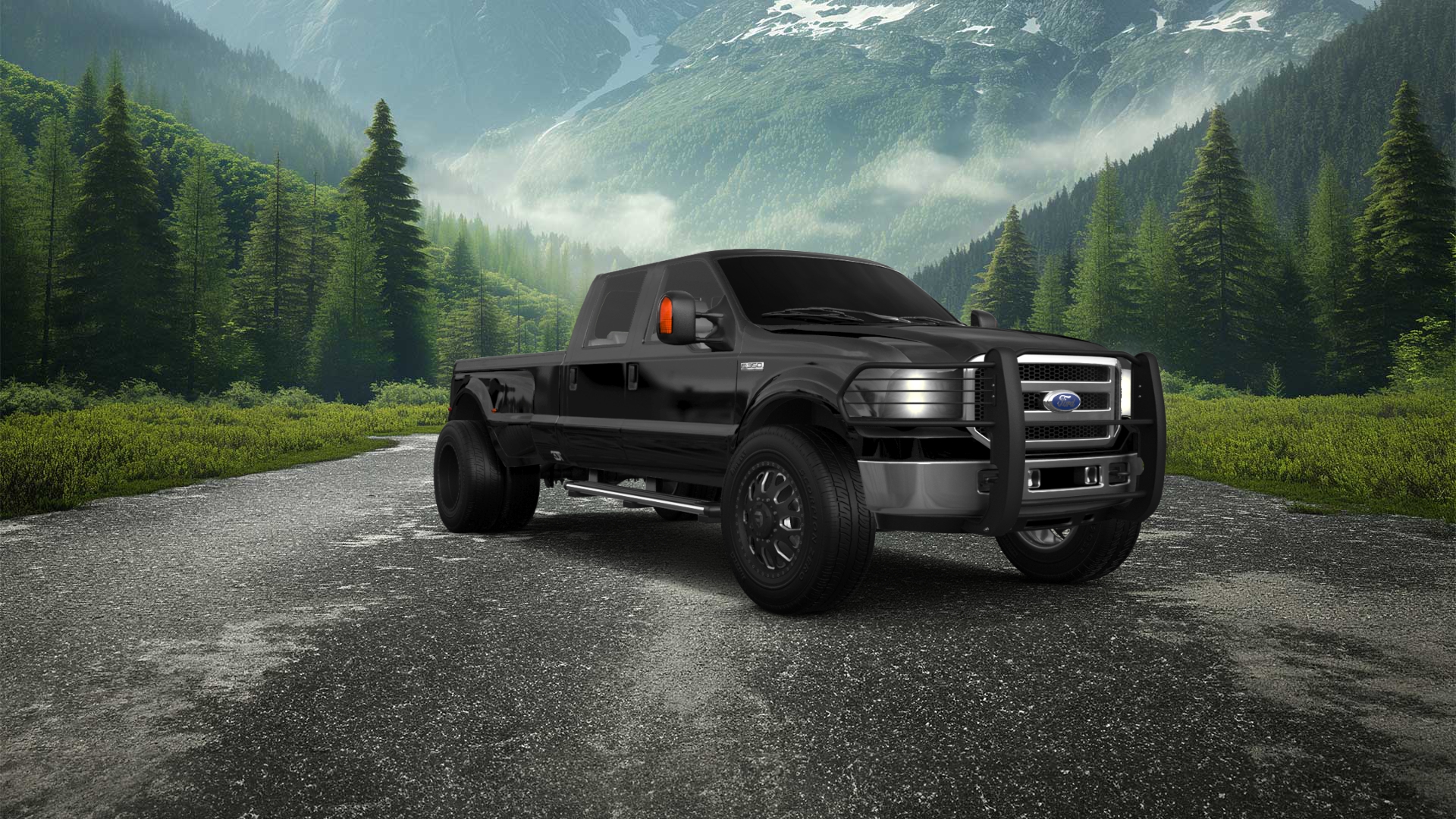 Ford F-350 DRW 4 Door pickup truck 1999 tuning