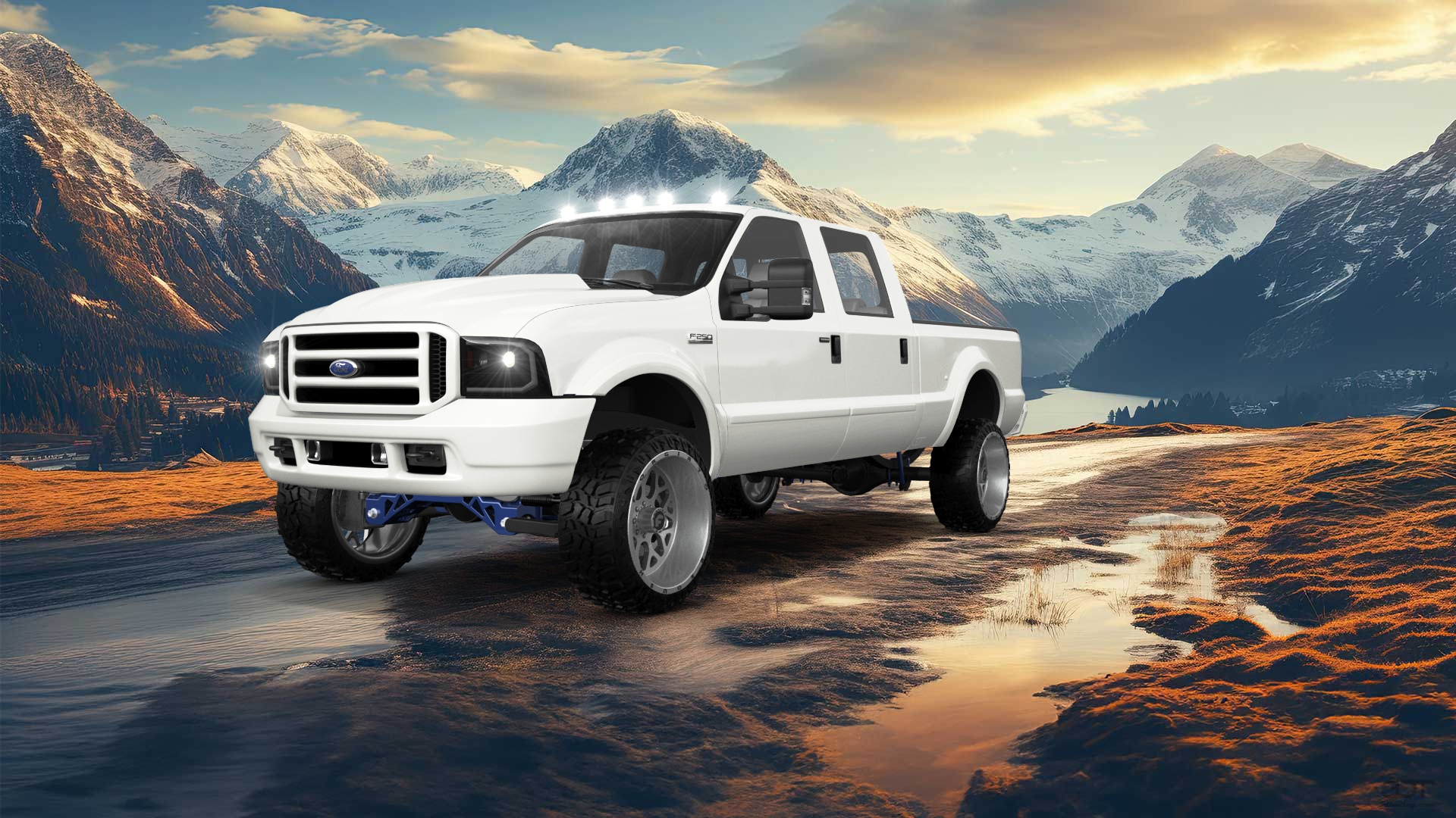 Ford F-250 Crew Cab 4 Door pickup truck 1999 tuning