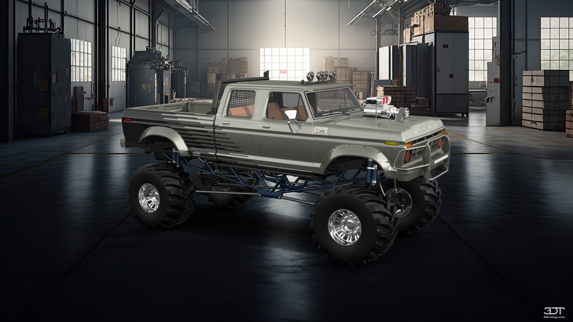 Ford F-350 Dually 4 Door pickup truck 1973 Images