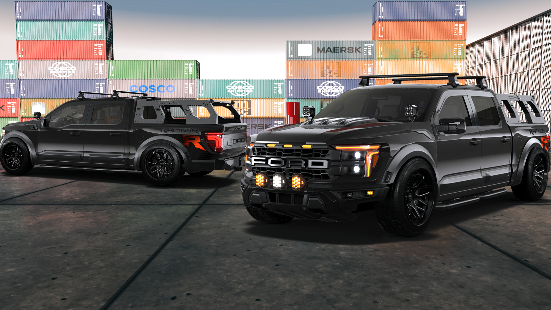 Ford F-150 Raptor 4 Door pickup truck 2024 Images