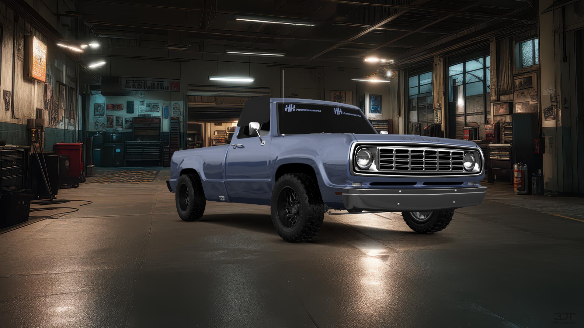 Dodge Power Wagon W200 2 Door pickup truck 1972 tuning