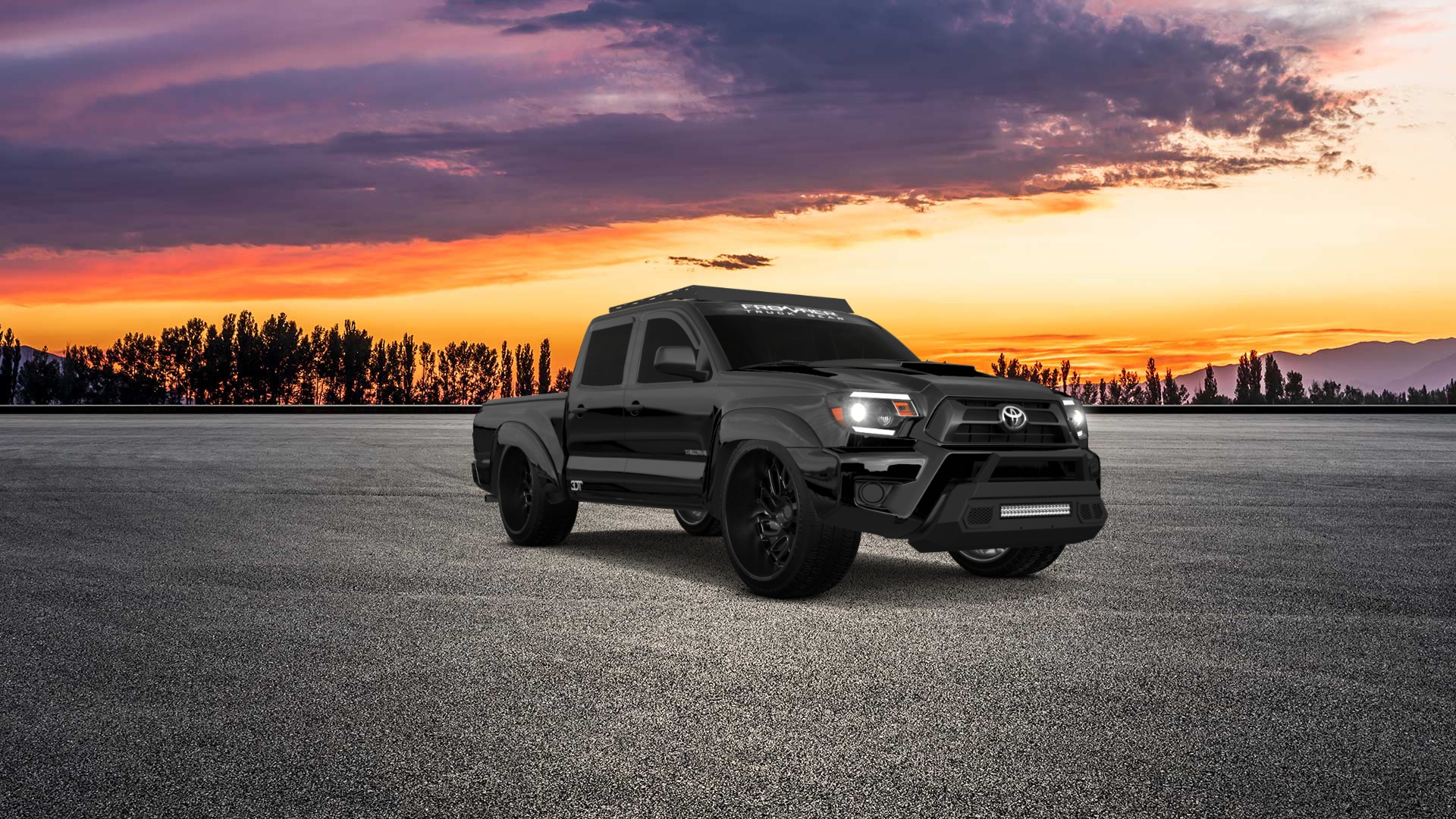 Toyota Tacoma Crew Cab 5.1 ft box 4 Door pickup truck 2012