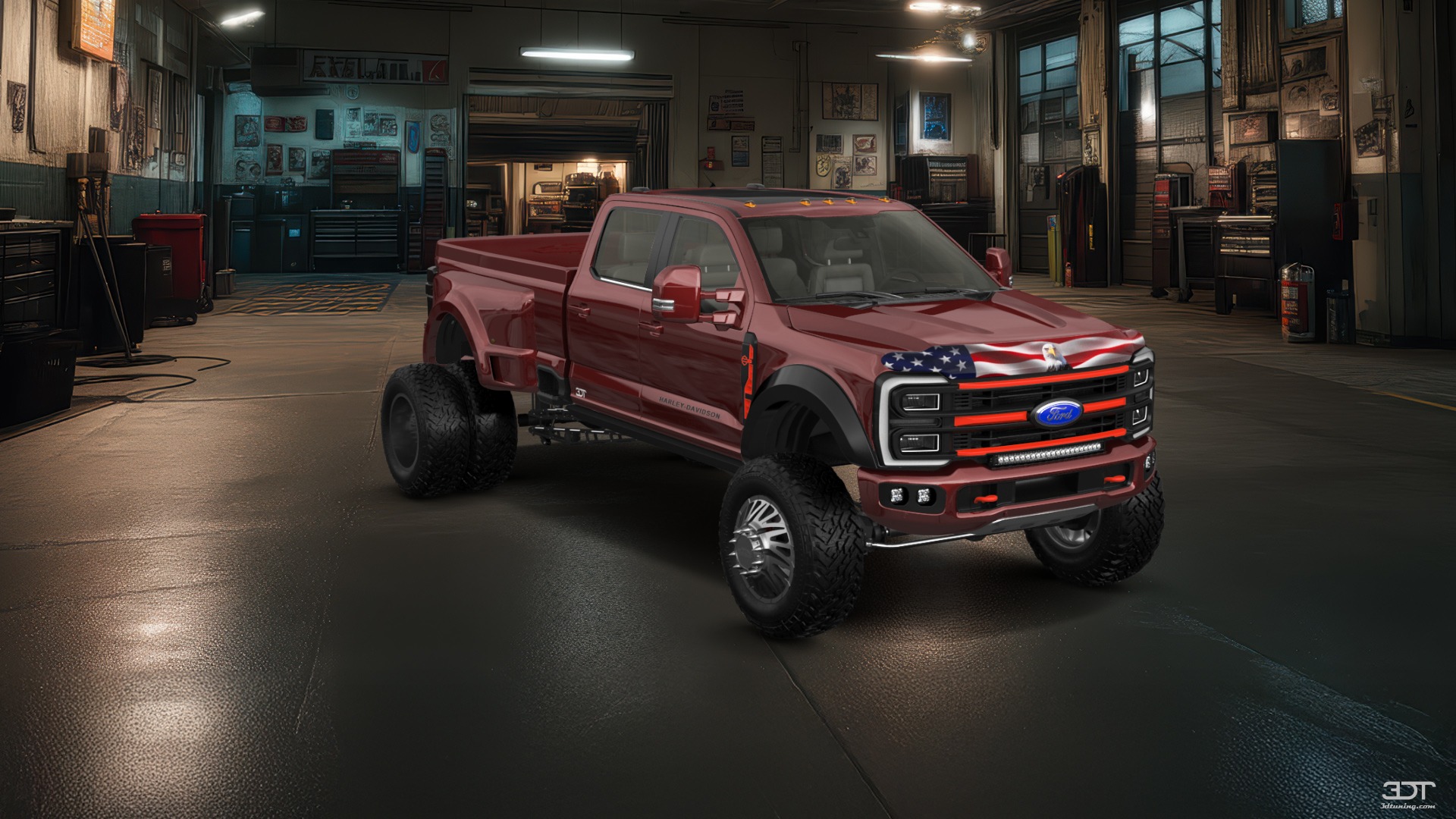 Ford F-350 DRW Crew Cab 4 Door pickup truck 2023 tuning