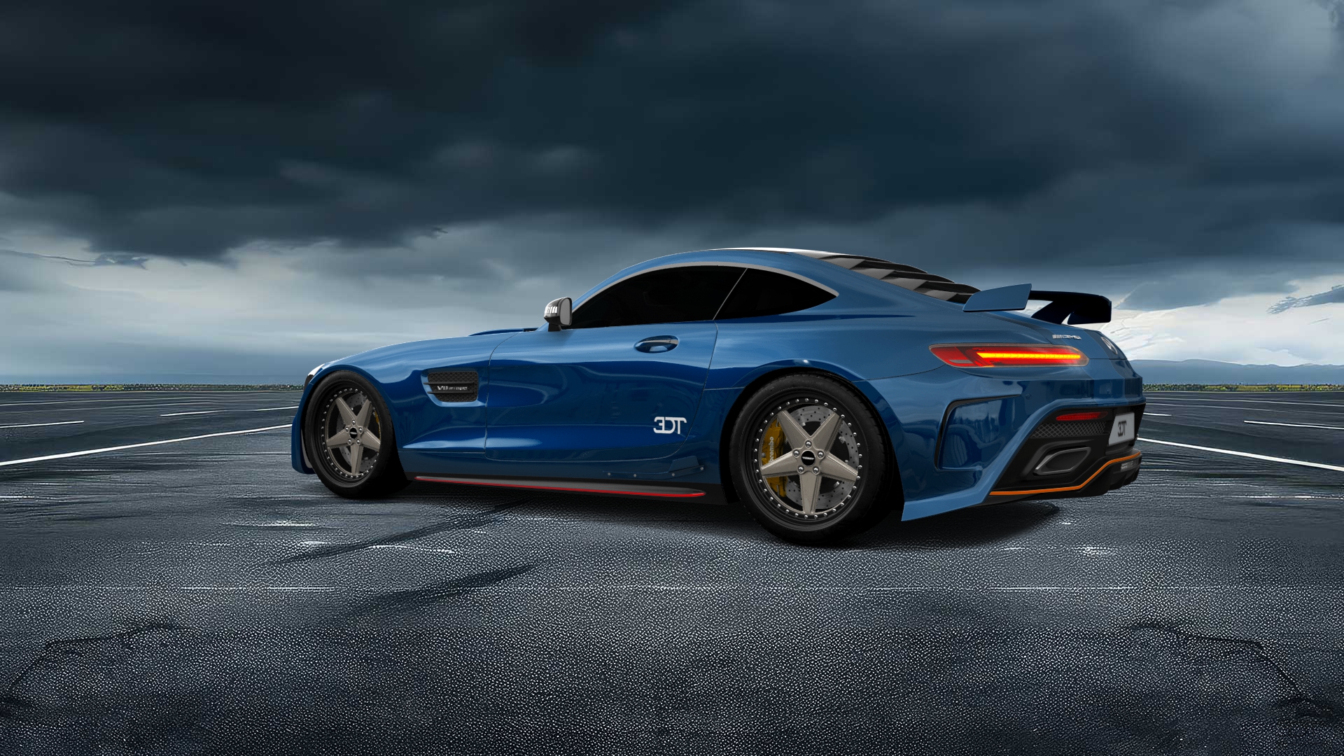Mercedes AMG GT 2 door fastback coupe 2015 tuning