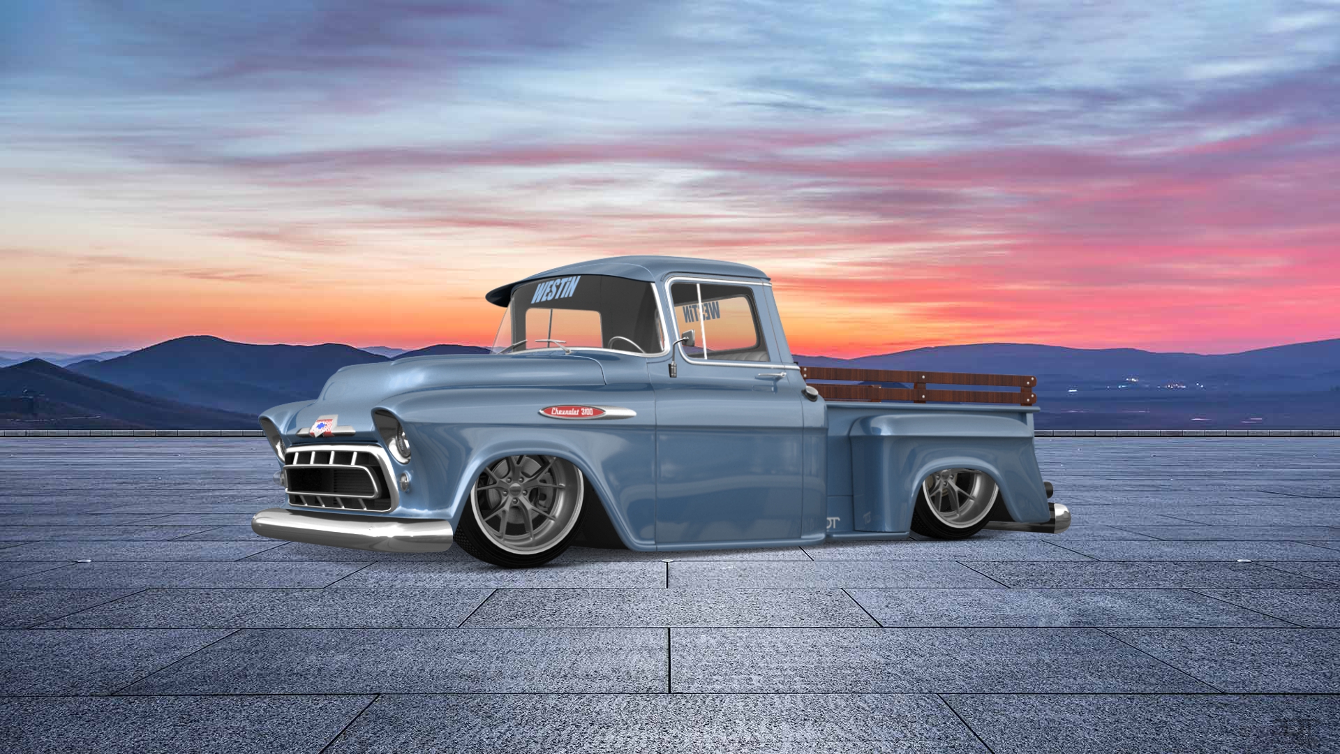 Chevrolet 3100 2 Door pickup truck 1955 tuning