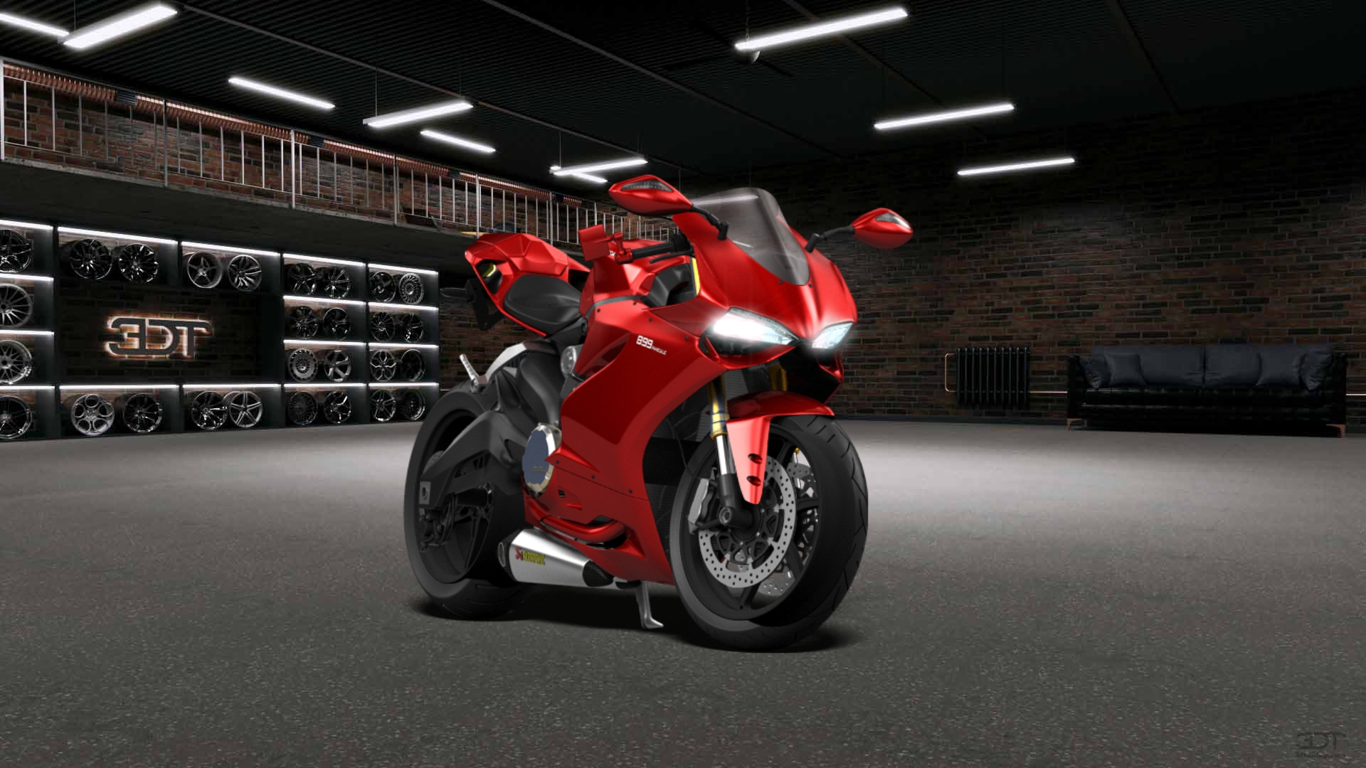 Ducati 899 Panigale Sport Bike 2015 tuning