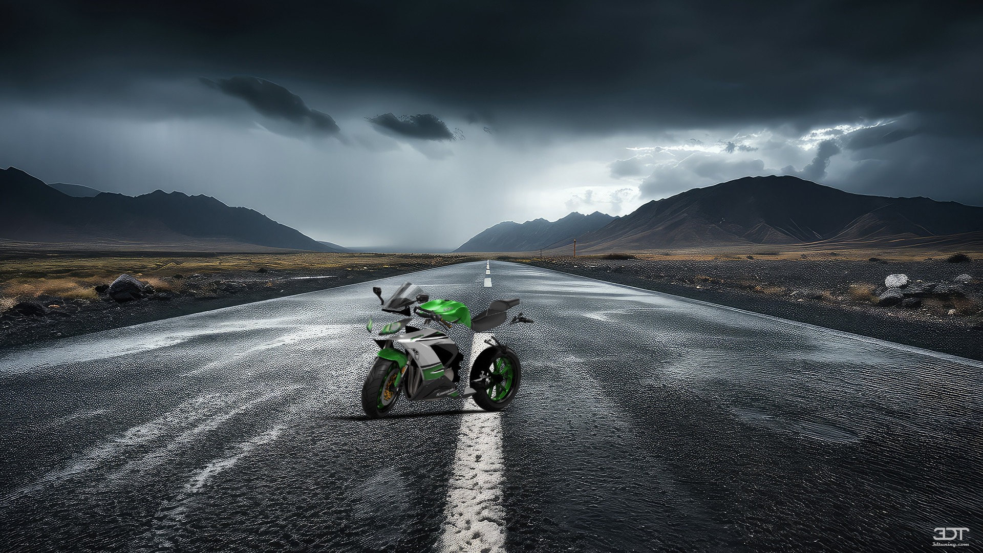 Kawasaki Ninja ZX 6R Sport Bike 2015 tuning