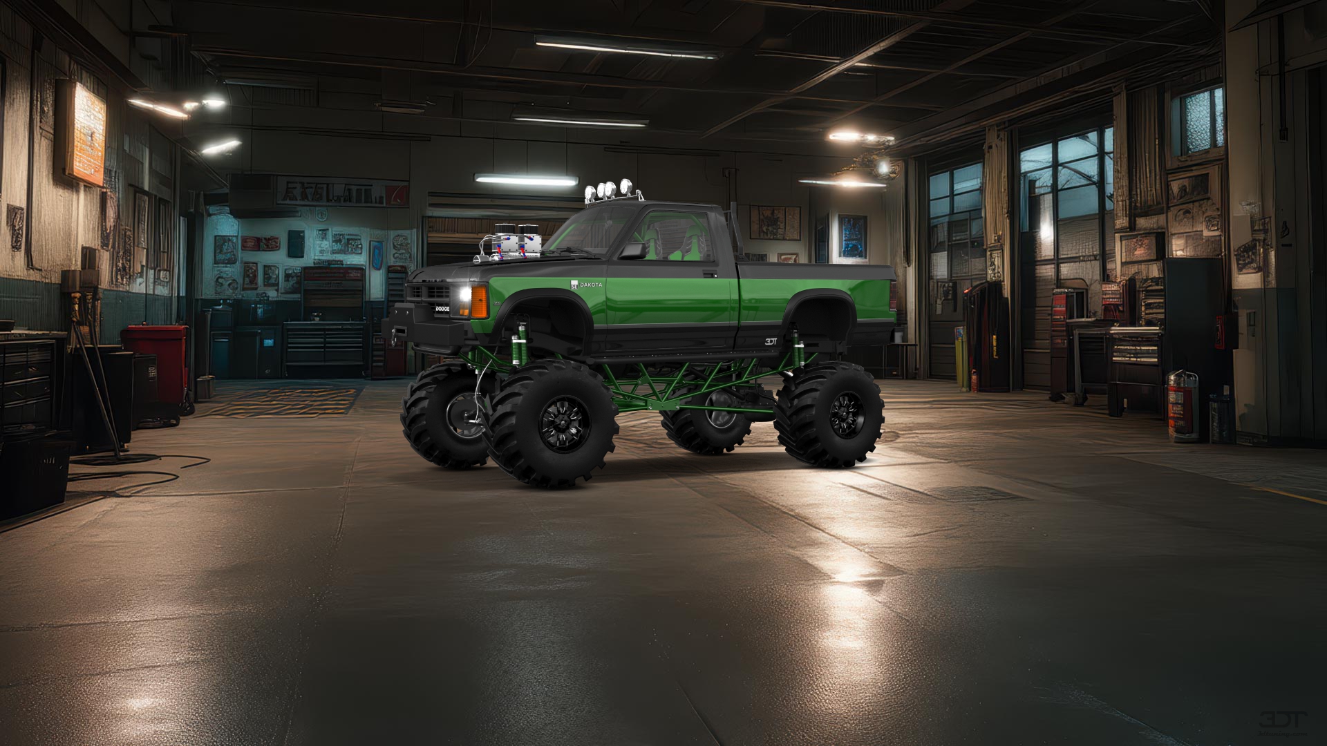 Dodge Dakota Regular Cab 2 Door pickup truck 1987 tuning