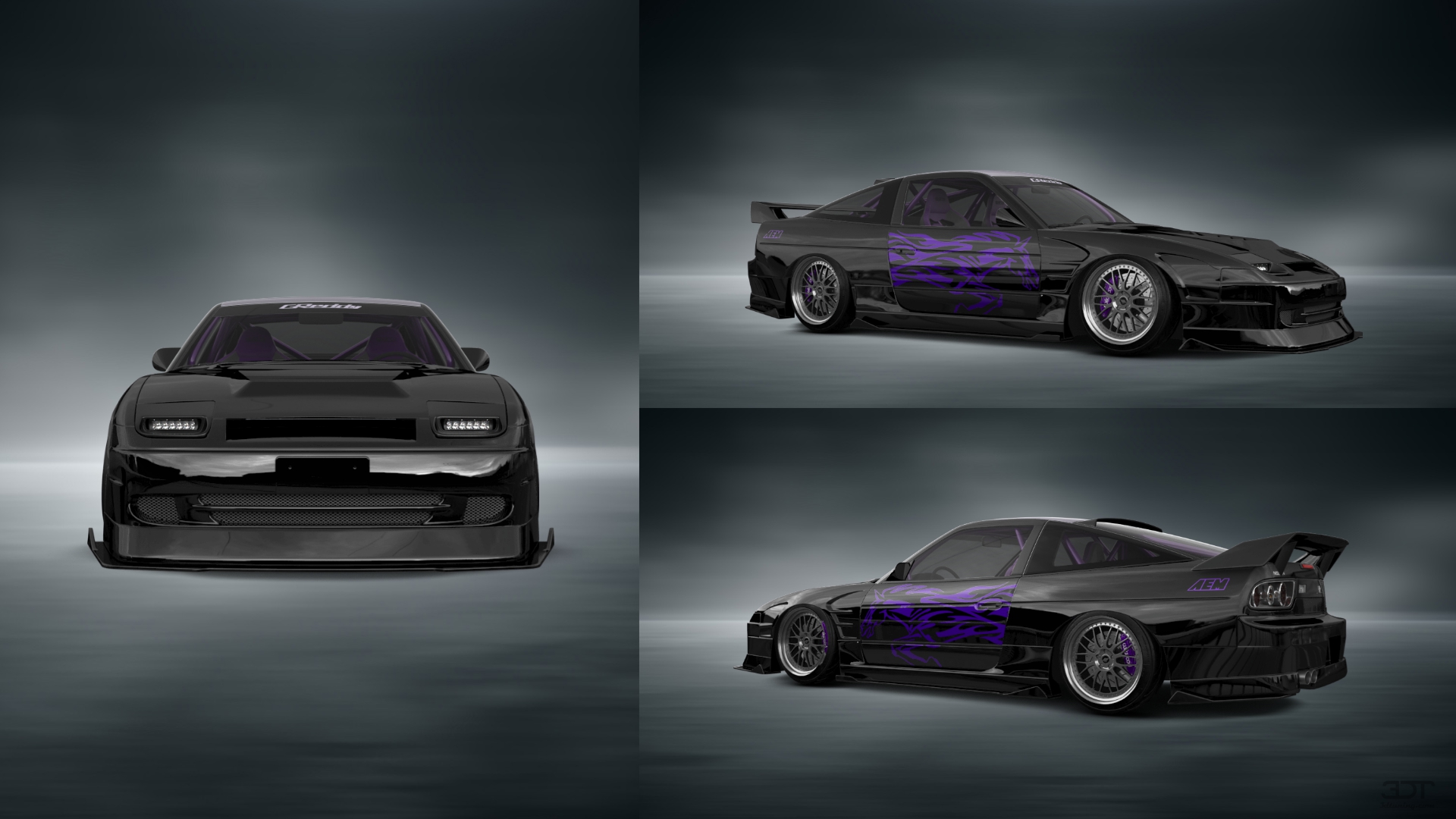 Nissan 240SX 3 Door Hatchback 1989 tuning