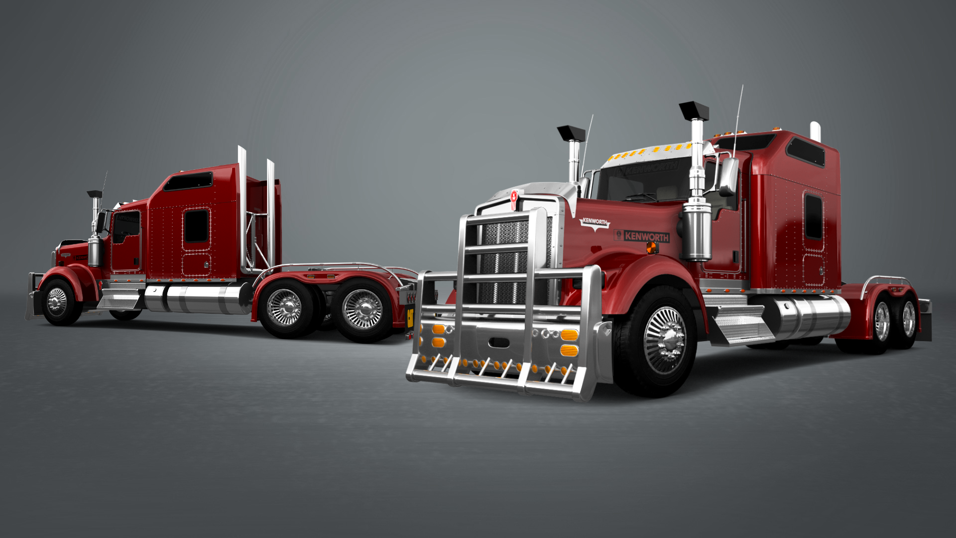 Kenworth W900 Sleeper Cab Truck 2015 tuning