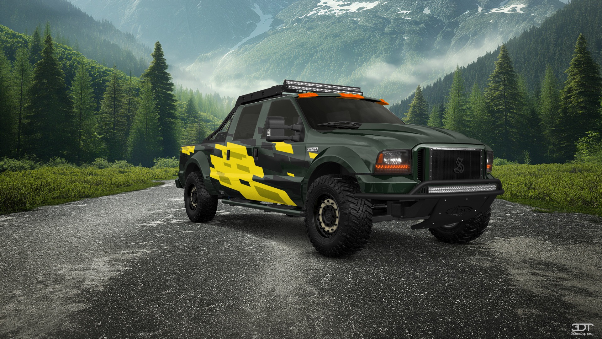 Ford F-250 Crew Cab 4 Door pickup truck 1999
