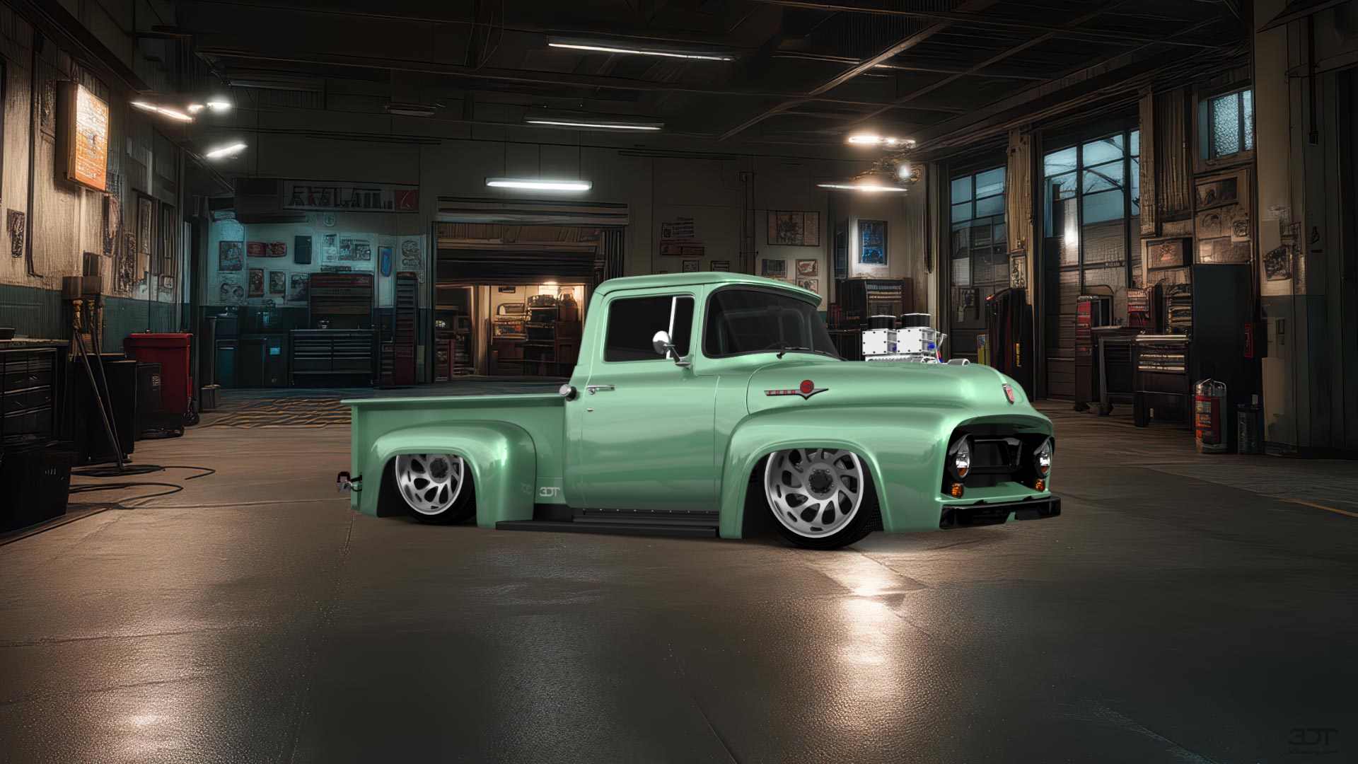 Ford F-100 2 Door truck 1956 tuning
