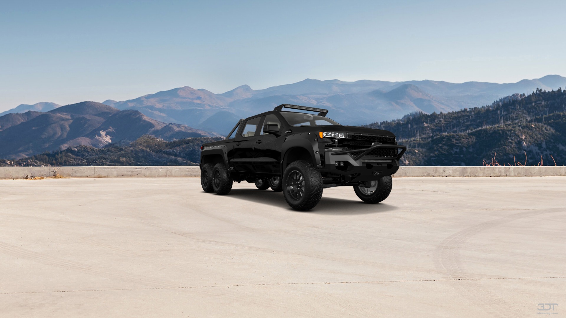 Tuning Chevrolet Silverado Hennessey Goliath 6X6 Truck 2020