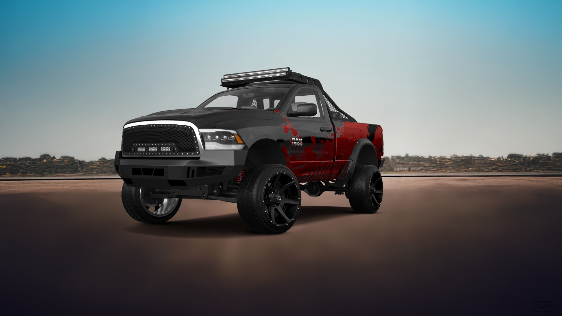 Dodge Ram 1500 6.4' box Regular Cab 2 Door pickup truck 2009 tuning