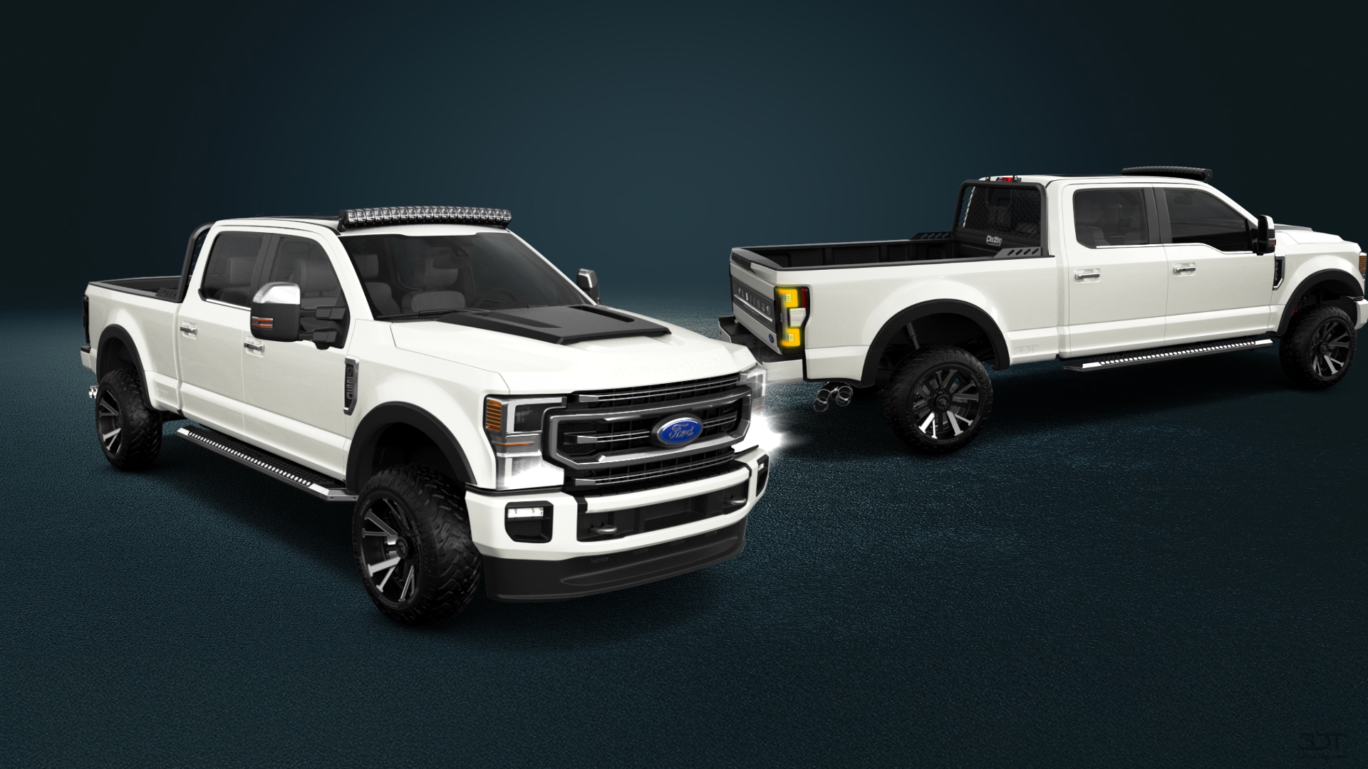 Ford F-250 4 Door pickup truck 2021 tuning